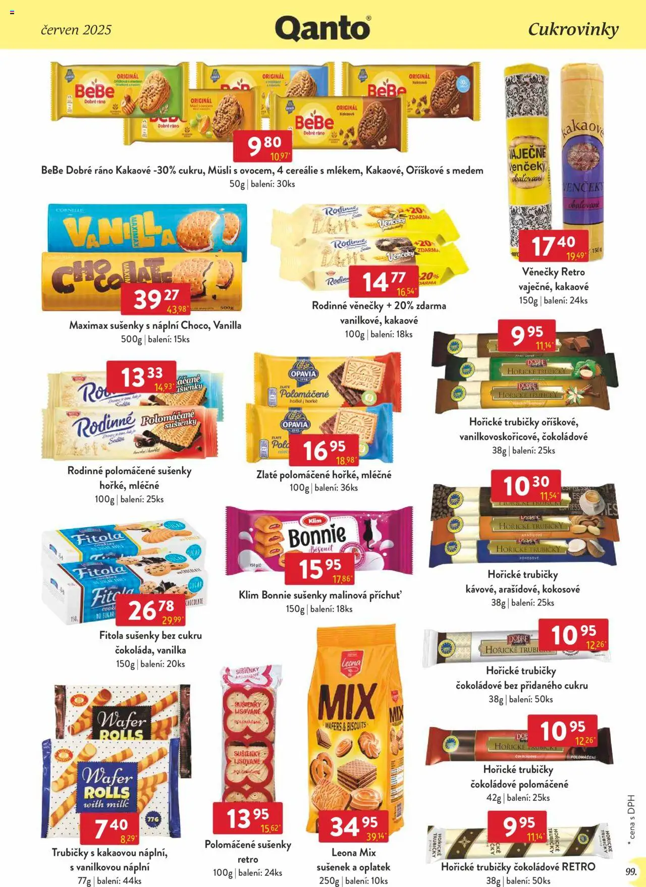 Astur & Qanto leták - Velkoobchod 06/2025 od 01.06.2025 | Strana: 99 | Produkty: Cookies, Müsli, Bebe, Sušenky
