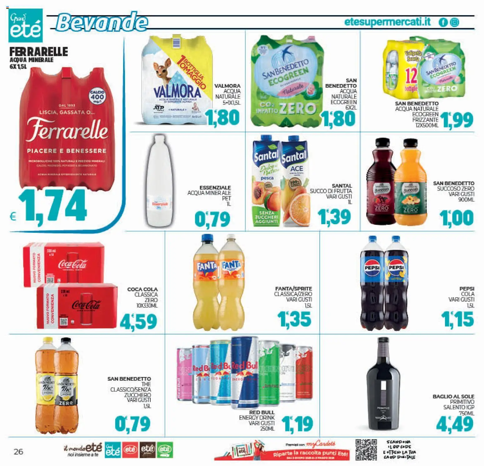 Volantino Eté del 27.12.2025 | Pagina: 26 | Prodotti: Frutta, Zucchero, Pesca, Acqua naturale