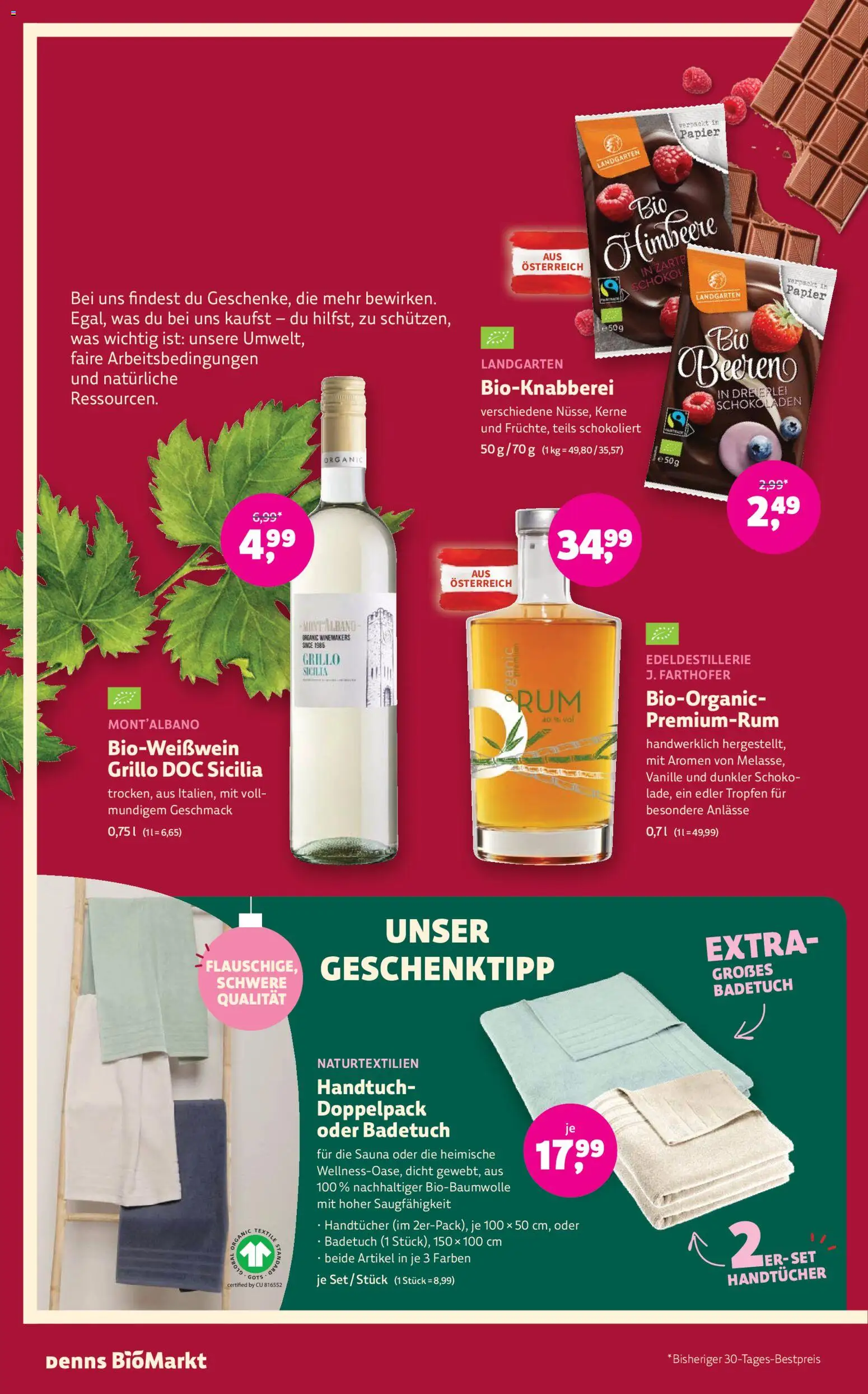 Denns BioMarkt Angebote gültig ab 17.12.2025 | Seite: 12 | Produkte: Himbeere
