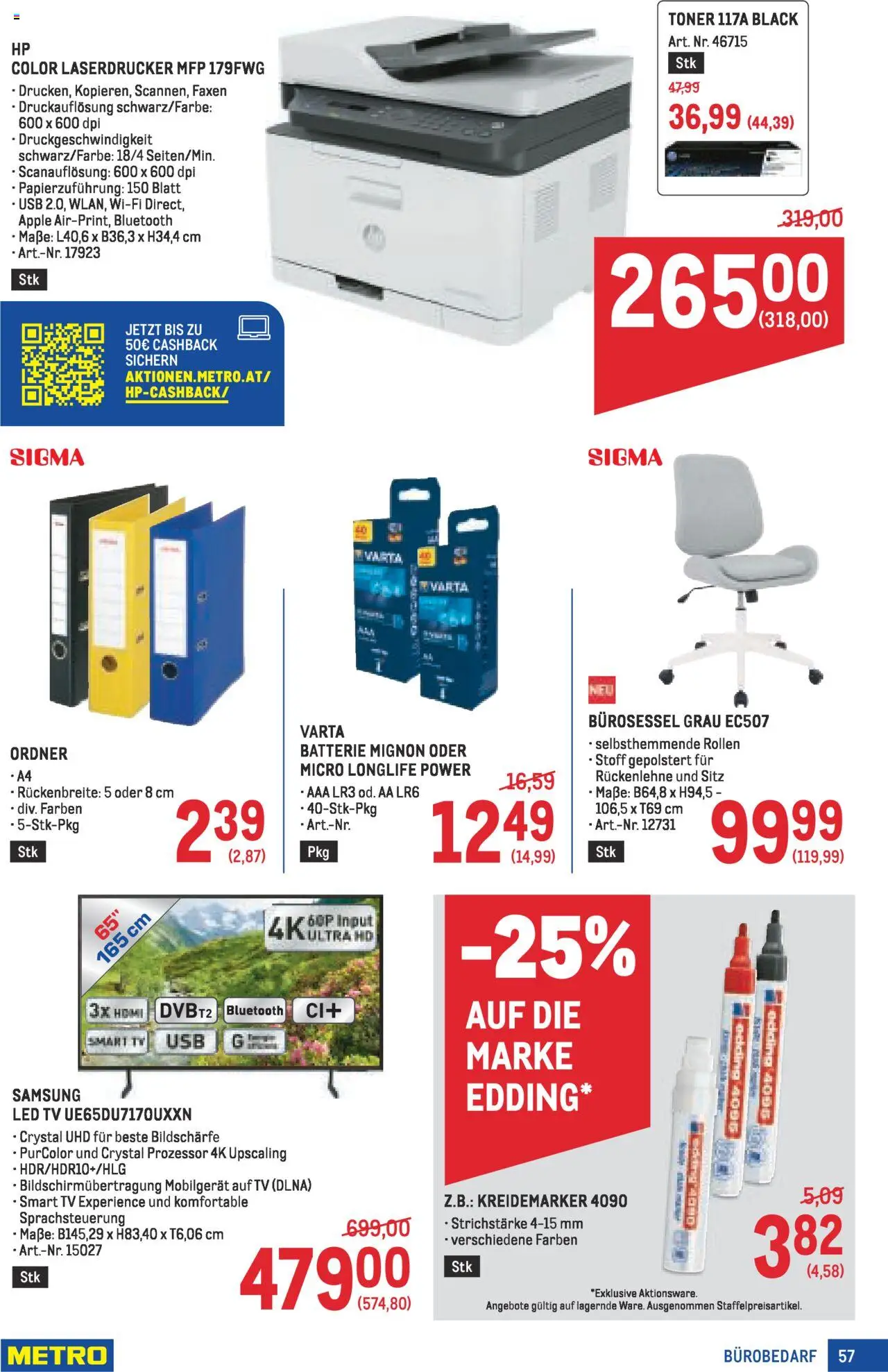 Metro Angebote Profi gültig ab 07.08.2025 | Seite: 57 | Produkte: TV, USB, Apple, Samsung