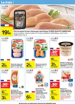 Carrefour - Prévisualisation de Carrefour catalogue semaine 2 valide à partir de 06.01.2026 | Page: 44 | Produits: Volaille, Mousse, Saucisse, Porc