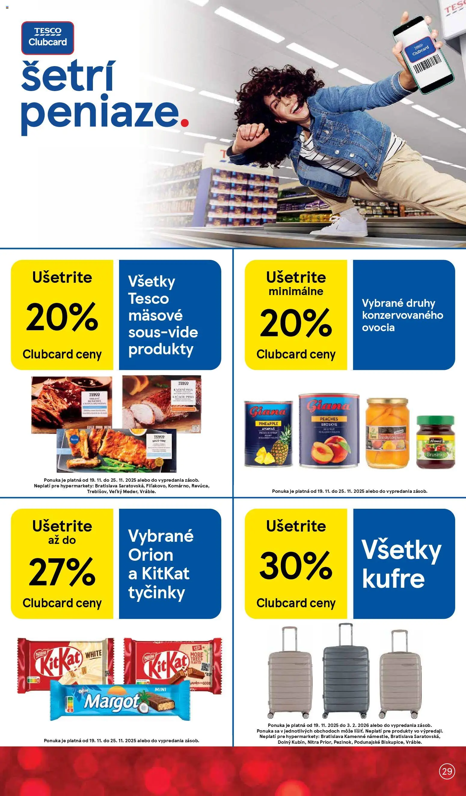 Nové Tesco akcie – leták je platný od 19.11.2025 | Strana: 29 | Produkty: Ananás