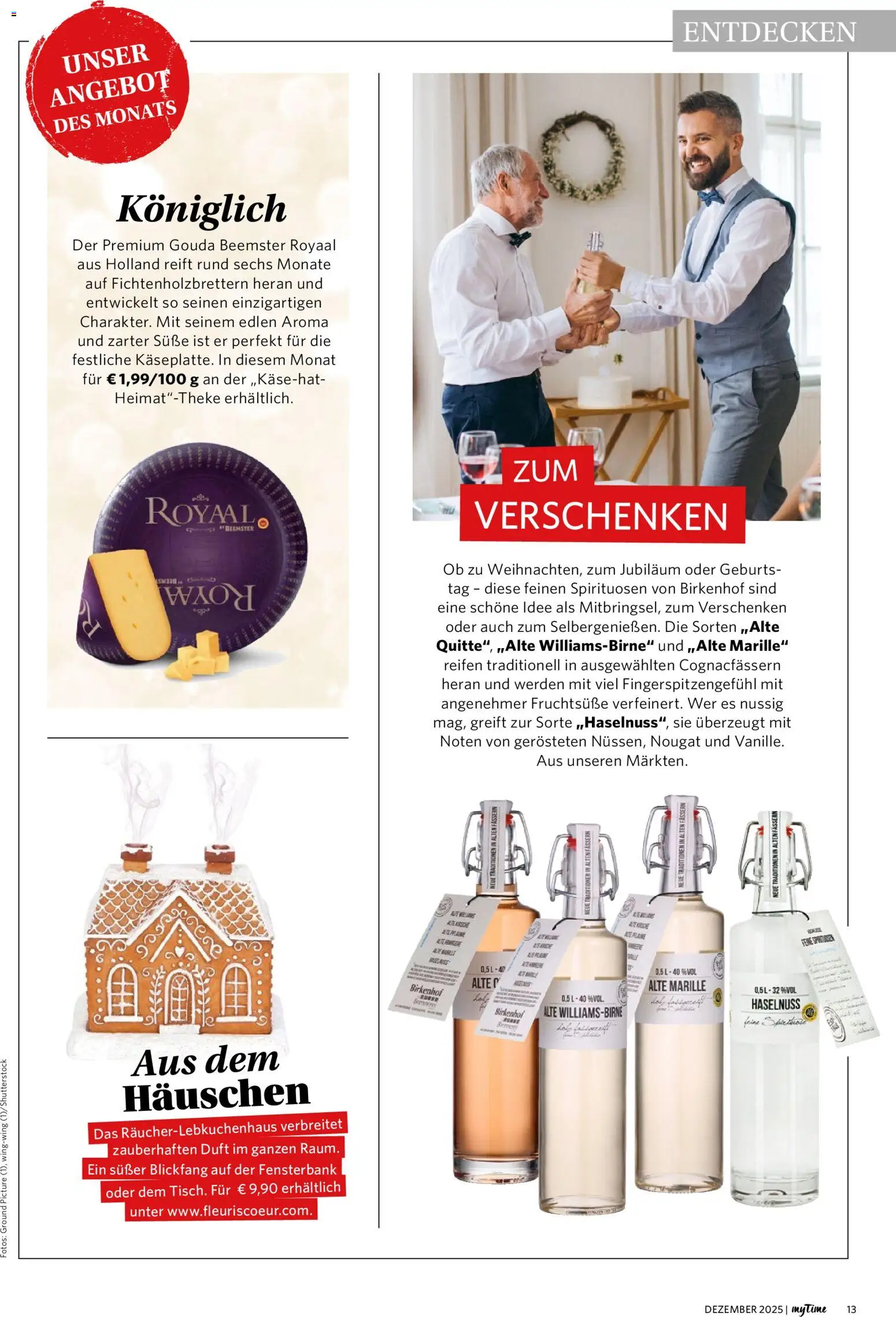 Famila Nordwest  myTime Dezember 2025 – gültig ab 01.12.2025 | Seite: 13 | Produkte: Gouda, Duft