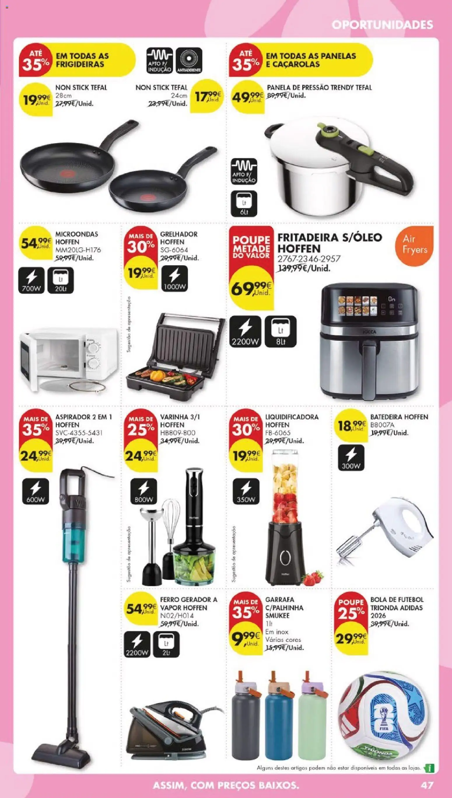 Pingo Doce folheto │ válido de 31.03.2026 | Página: 53 | Produtos: Air fryer, Ferro, Batedeira, Microondas