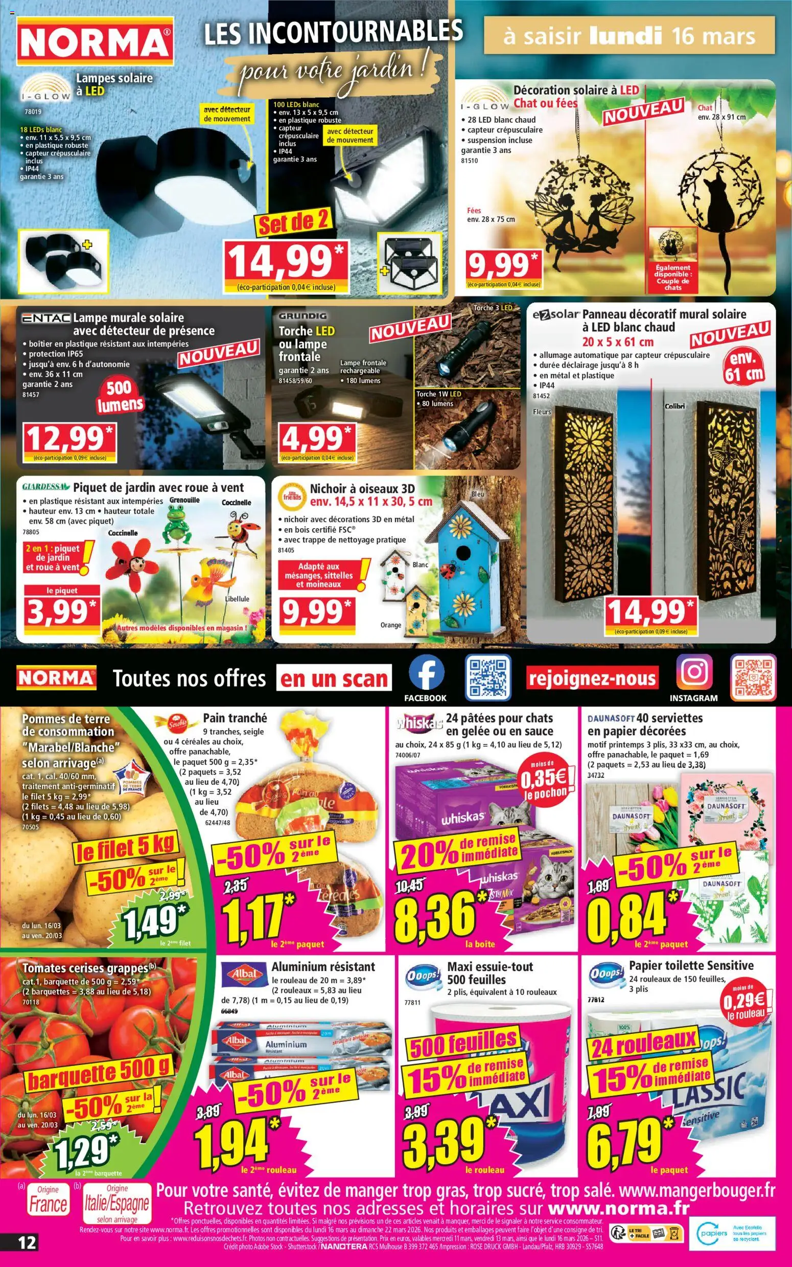 {H1} | Page: 12 | Produits: Suspension, Pain, Gelée, Pommes de terre