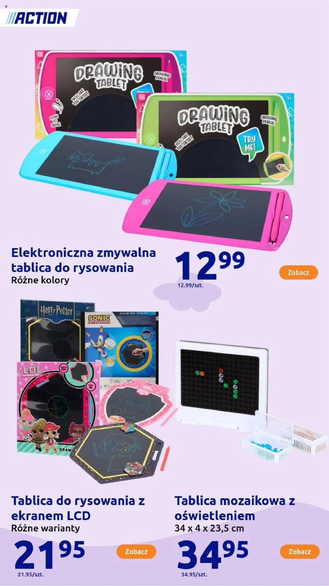 Action Gazetka - Presents od 24.09.2025 | Strona: 105 | Produkty: Tablet