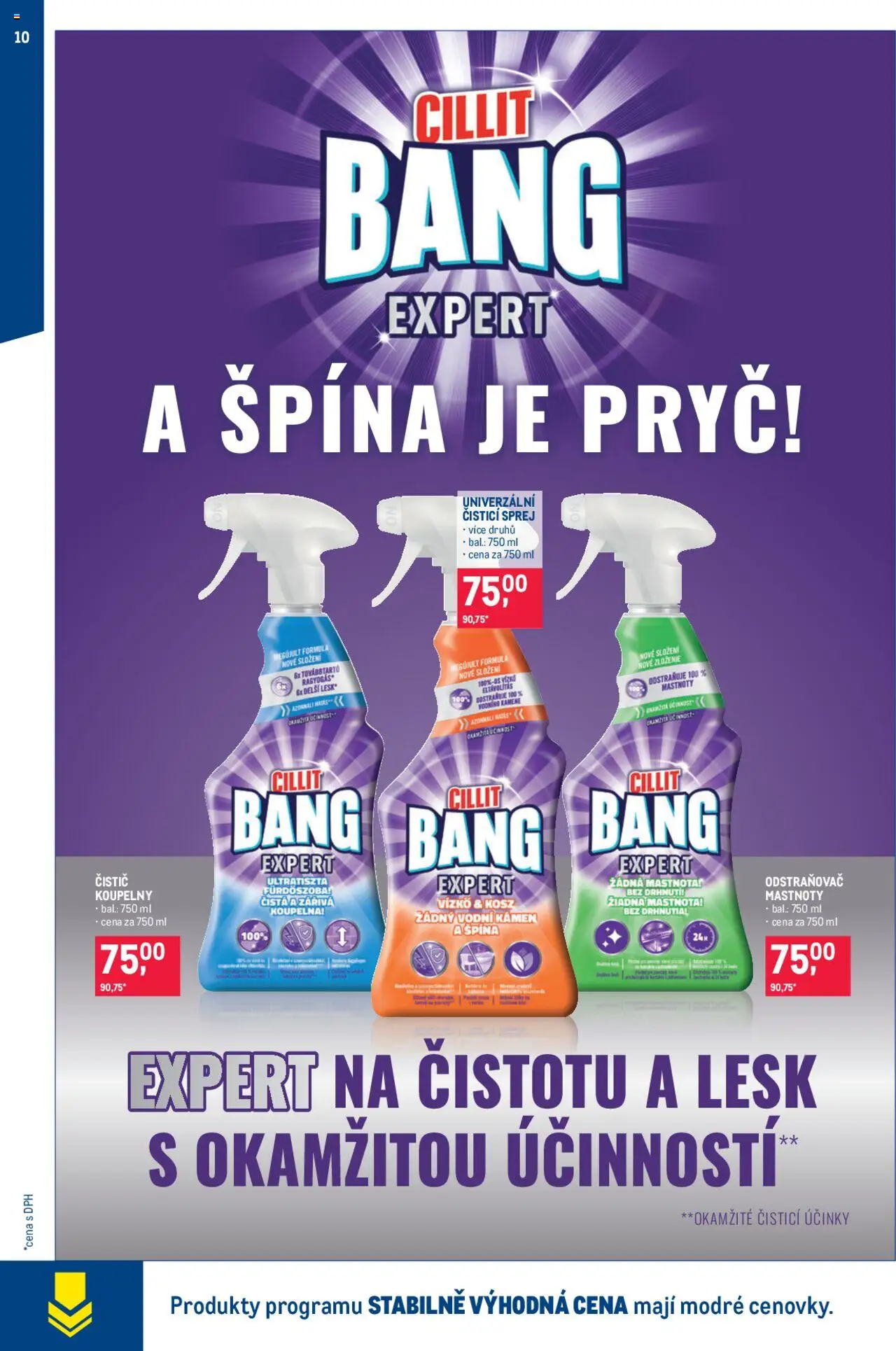 Makro leták - Úklid od 24.09.2025 | Strana: 10 | Produkty: Koupelna