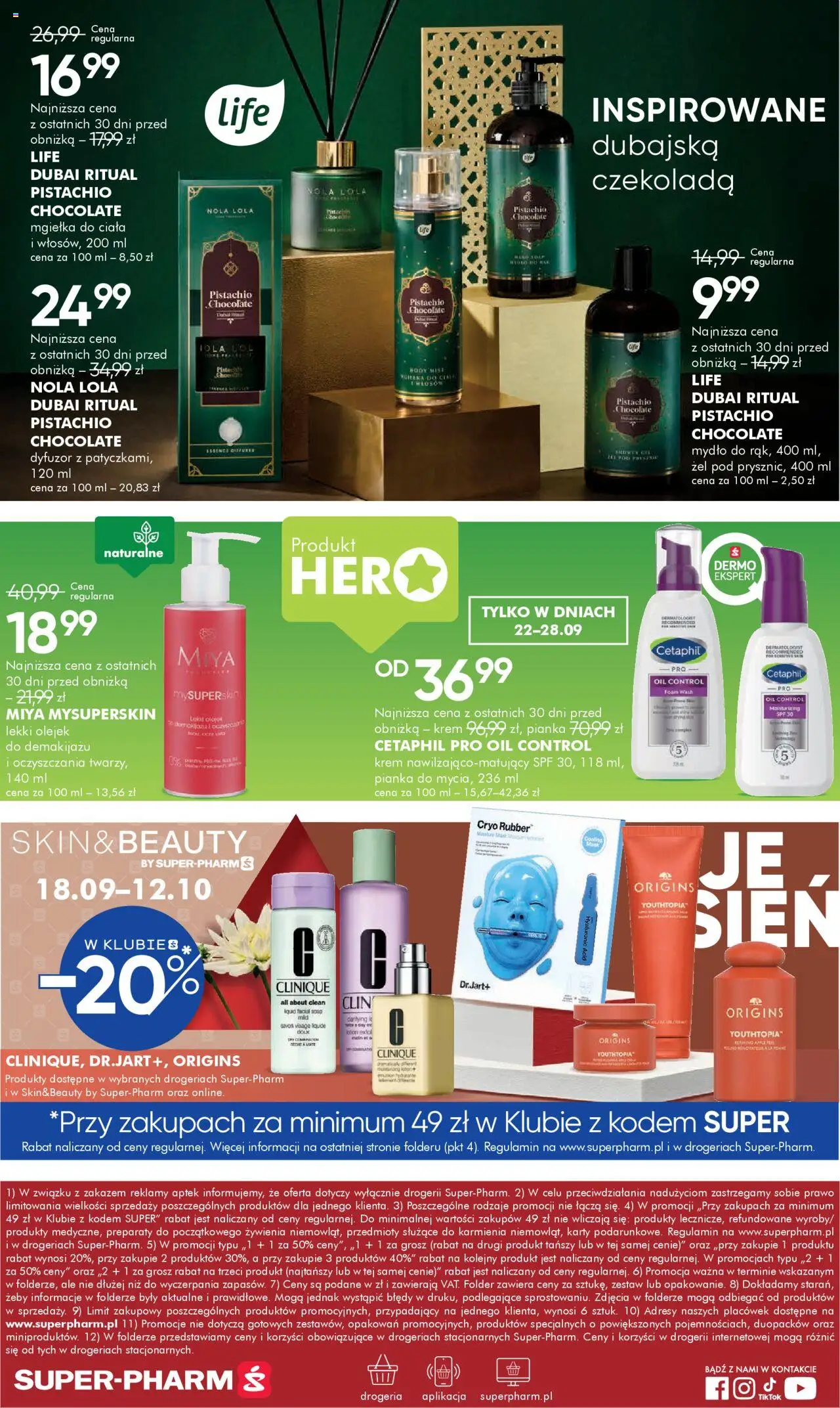 Super-pharm Gazetka od 18.09.2025 | Strona: 20 | Produkty: Drogeria, Prysznic, Mydło, Krem