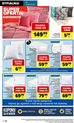 Carrefour Gazetka - Łap okazje od 11.09.2025 | Strona: 24 | Produkty: Poduszka, Naklejki, Kołdra, Tekstylia