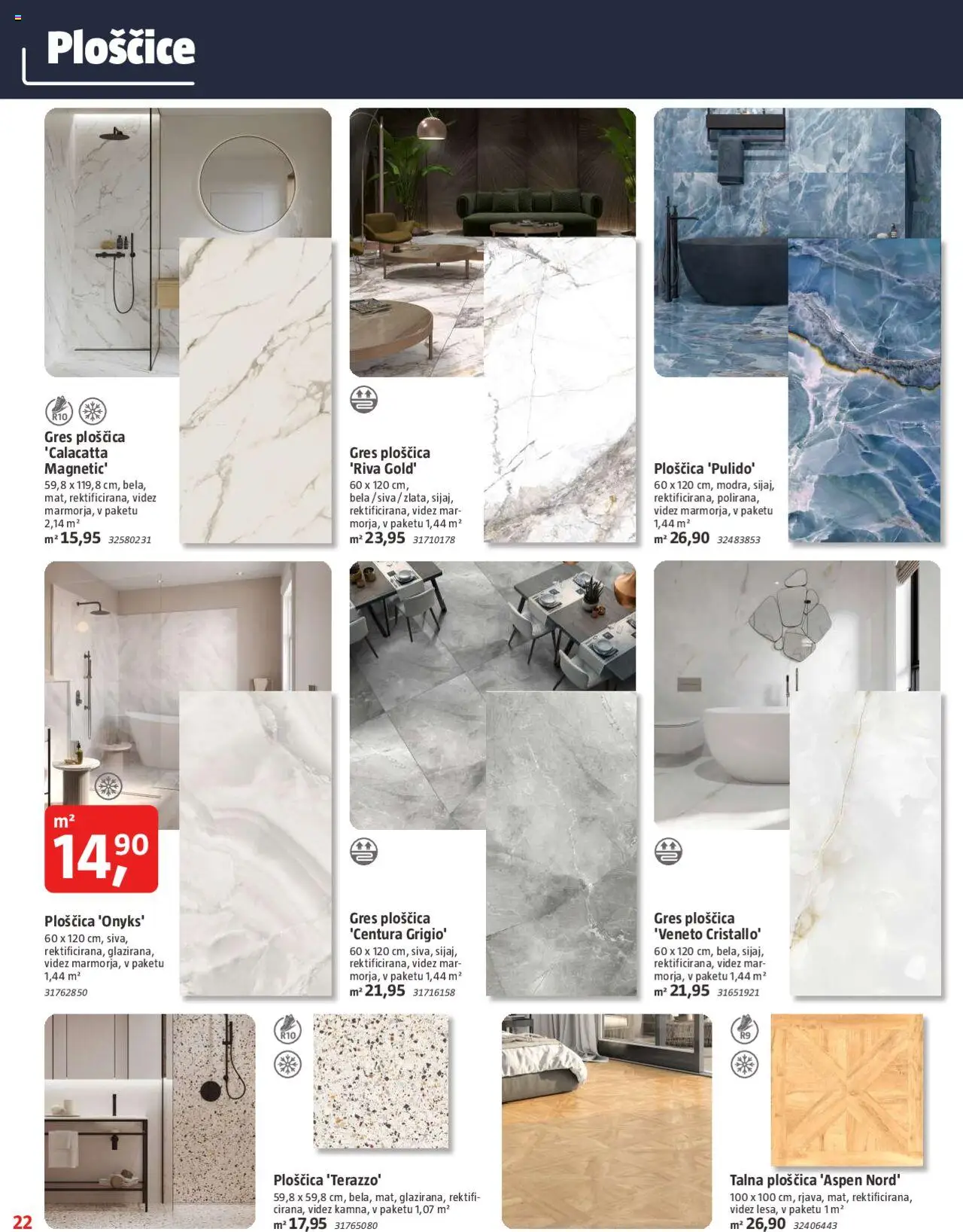 Bauhaus katalog │ velja od 31.07.2025 | Stran: 22 | Izdelki: Ploščice