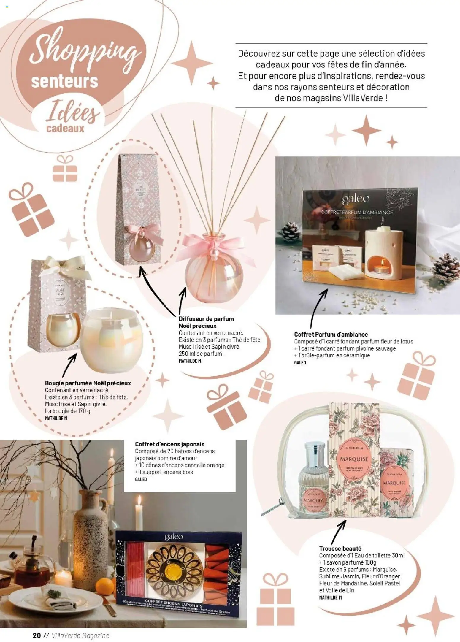 {H1} | Page: 20 | Produits: Diffuseur, Savon, Thé, Magazine