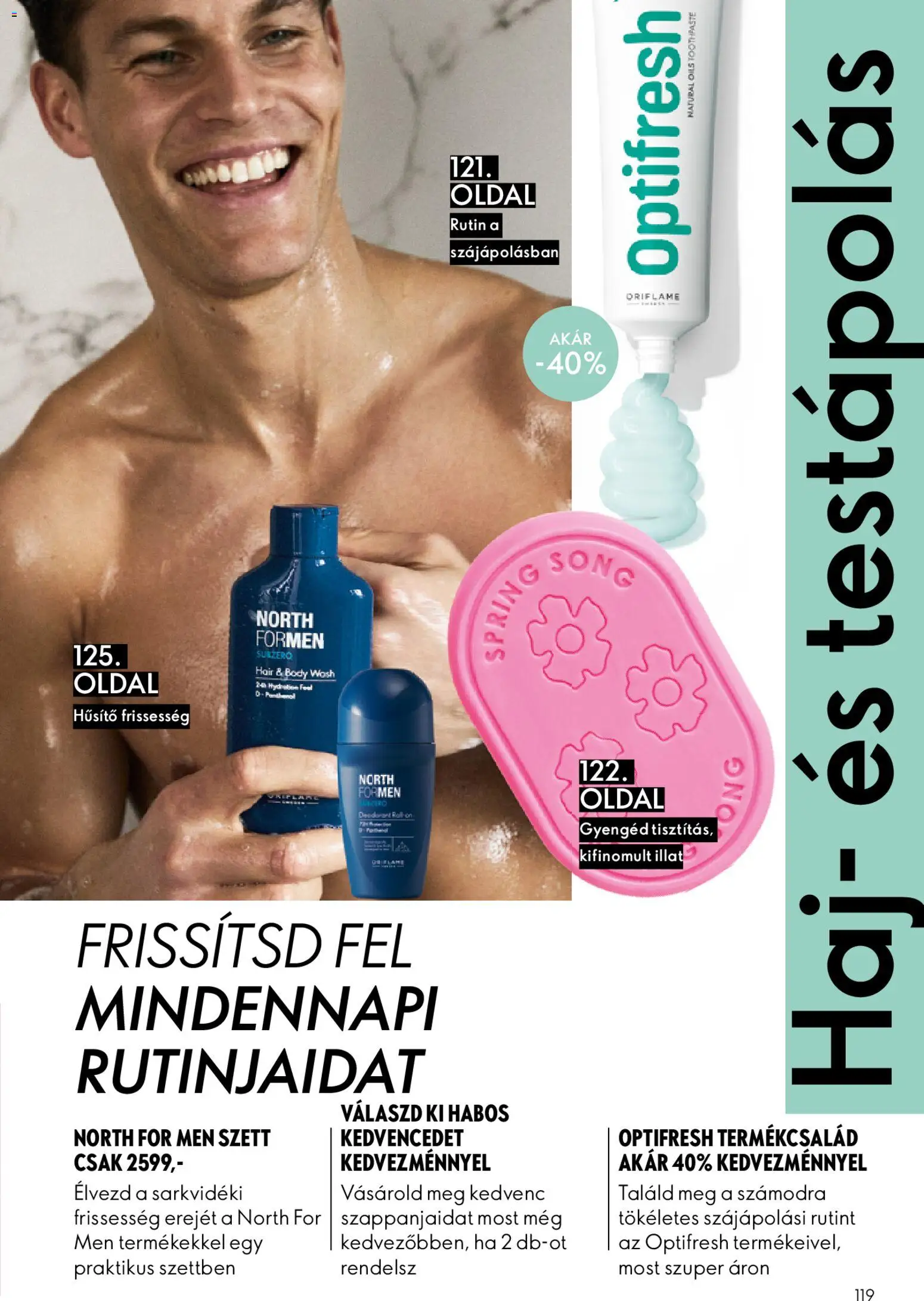 Oriflame akciós ujság - amely érvényes a következő dátumtól: 15.04.2026 | Oldal: 119 | Termékek: Body