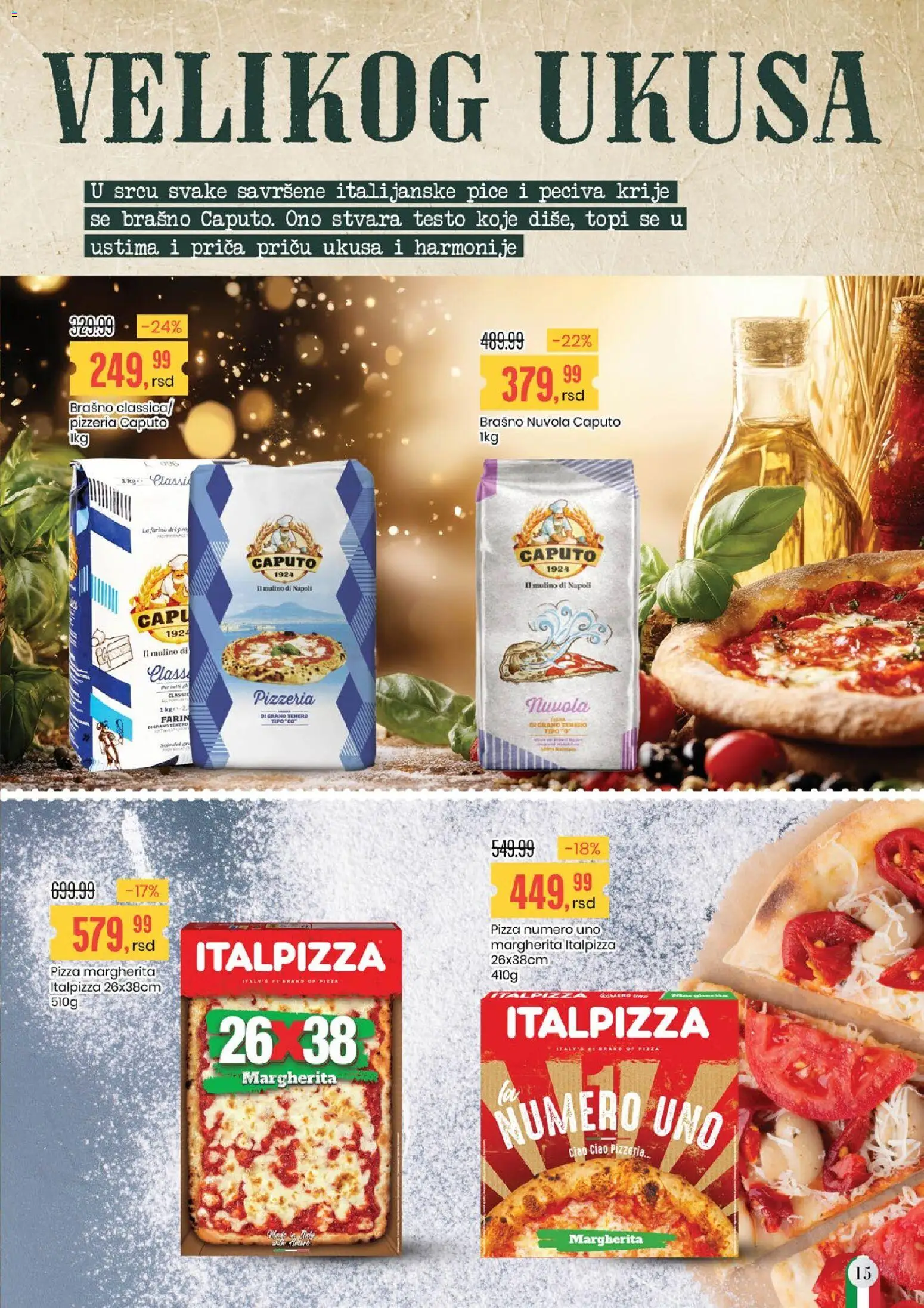 Aroma Market katalog - važi od 27.03.2026 | Strana: 15 | Proizvode: Brašno