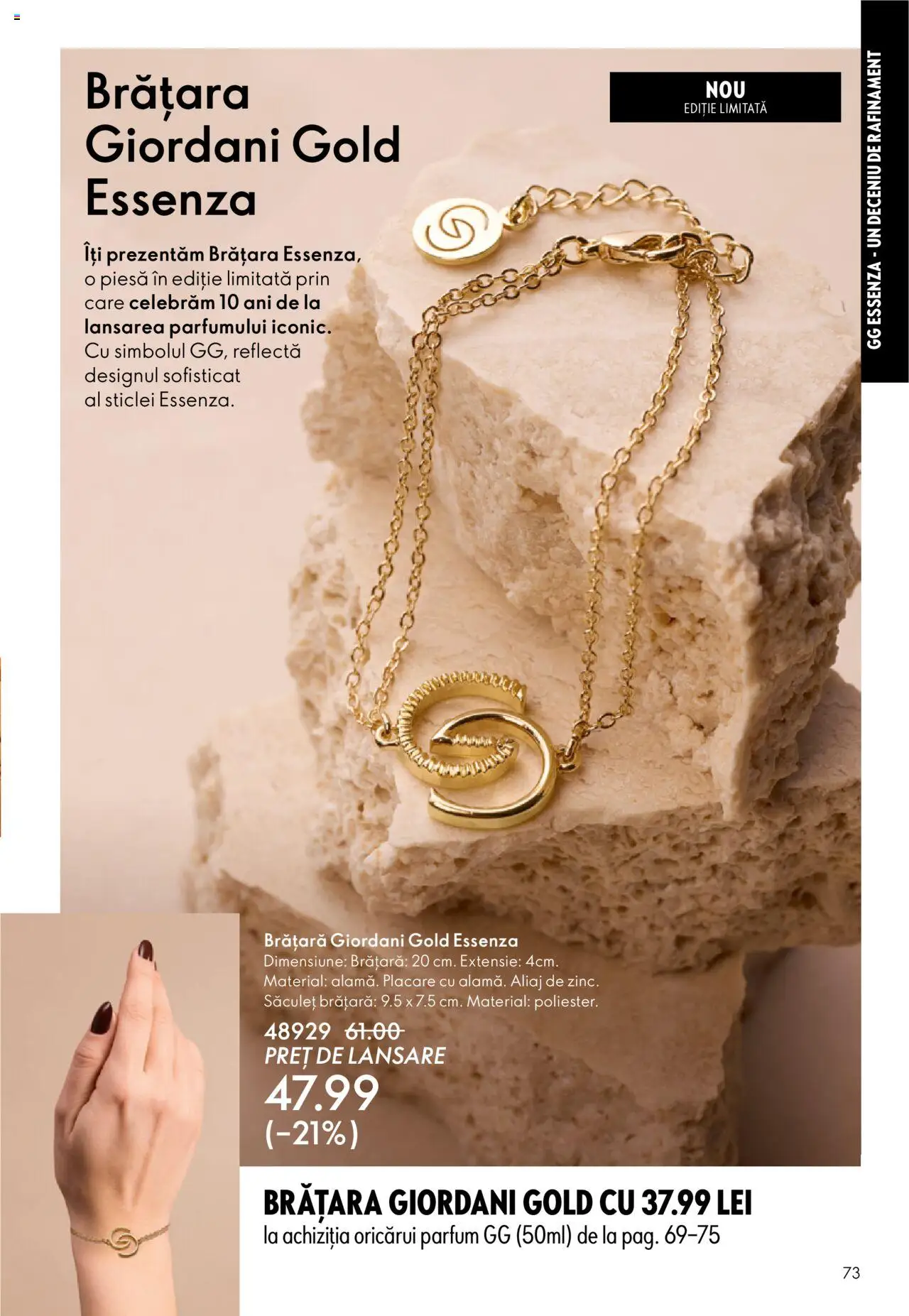 Oriflame catalog 13 2025 – valabil de la 10.09.2025 | Pagină: 73 | Produse: Brățară, Parfum