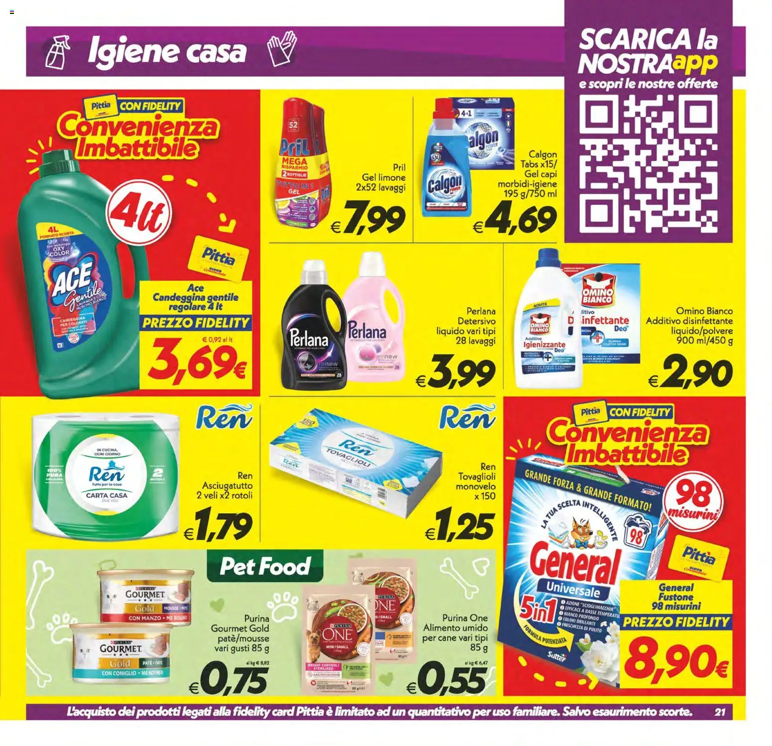 Volantino SuperConveniente del 06.03.2026 | Pagina: 21 | Prodotti: Candeggina, Limone, Asciugatutto, Lavanda