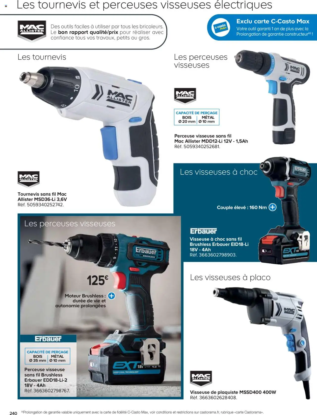 {H1} | Page: 240 | Produits: Perceuse, Tournevis, Perceuse Visseuse