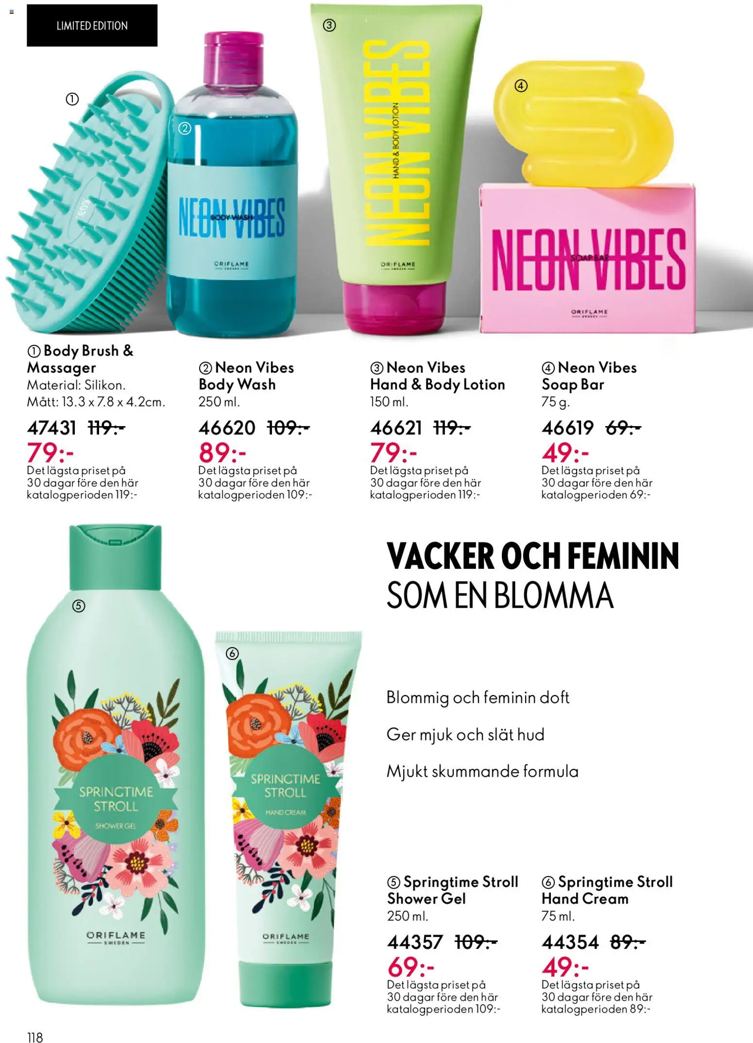 Oriflame reklamblad aktuell från 29.10.2025 | Sida: 118 | Produkter: Doft, Body lotion