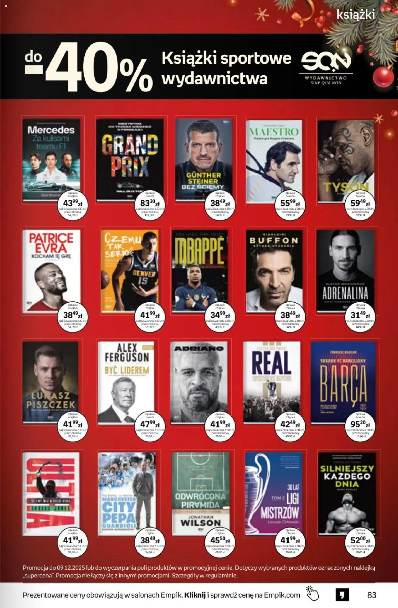 Empik promocje - Tom kultury Książki od 26.11.2025 | Strona: 83 | Produkty: Książki