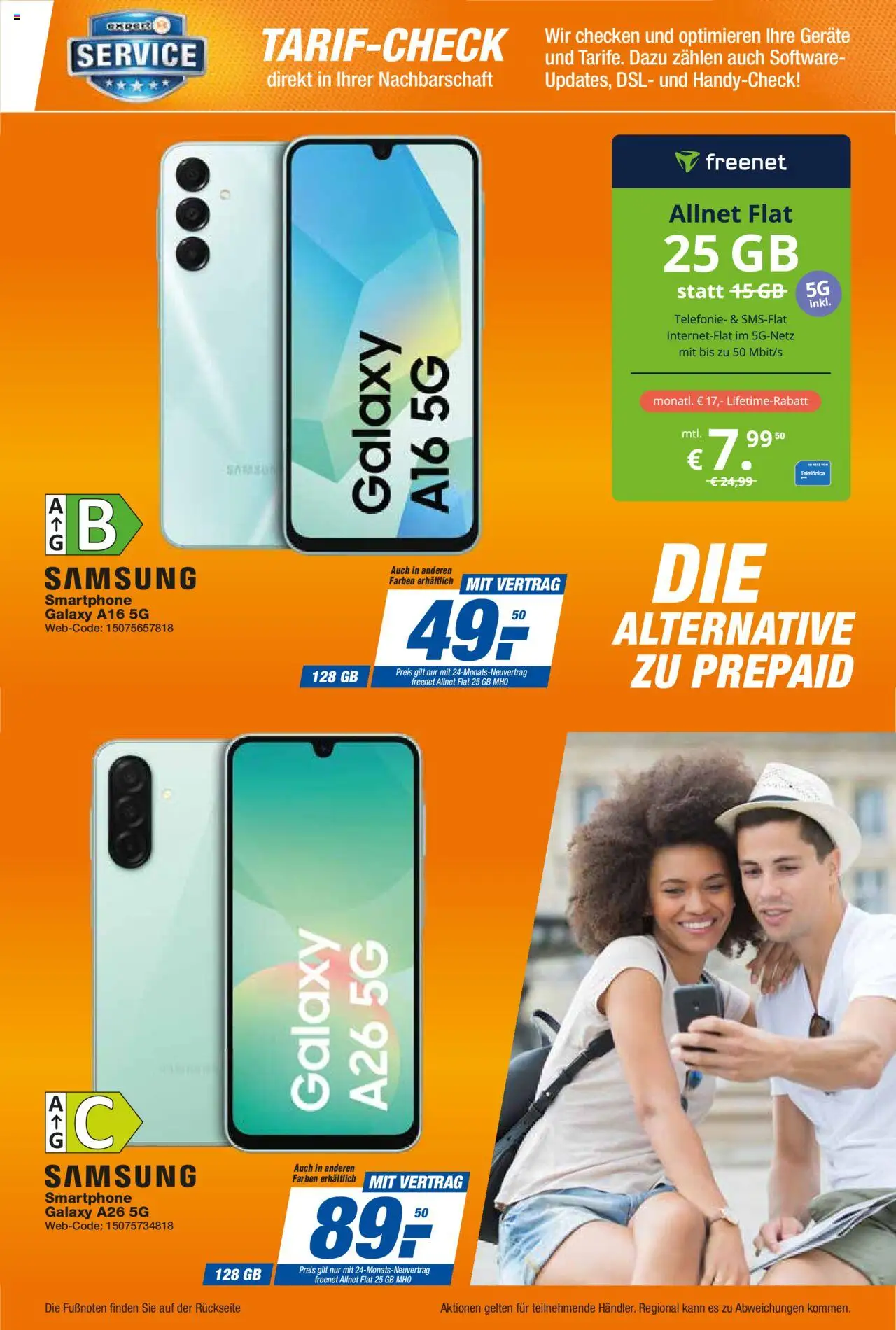 Expert Smarthphone Highlights im August - gültig ab dem 01.08.2025 | Seite: 17 | Produkte: Samsung, Smartphone