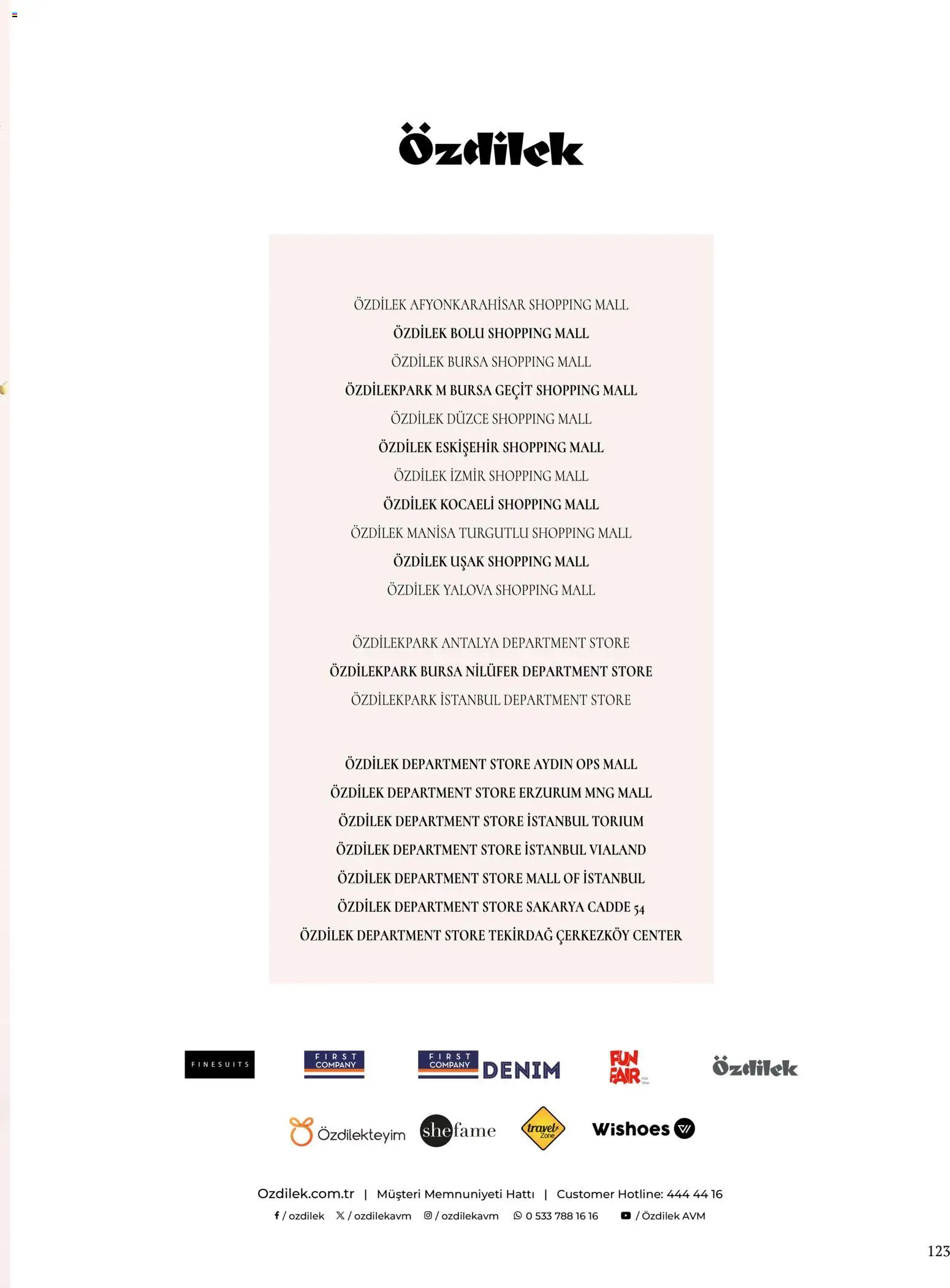 Özdilek Sonbahar - Kış Kataloğu - 09.01.2026 tarihinden itibaren geçerlidir | Sayfa: 123