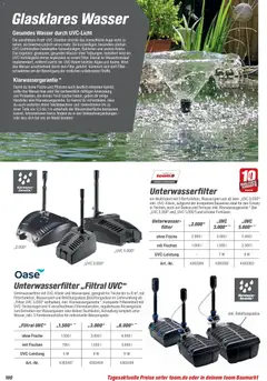Toom Baumarkt Gartenpflege & Teich 2026 ab 20.02.2026 gültig | Seite: 100 | Produkte: Wasser