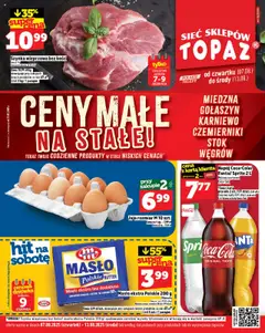Pogląd oferty "Topaz Gazetka - Ceny małe na stałe" - ważna od 07.08.2025
