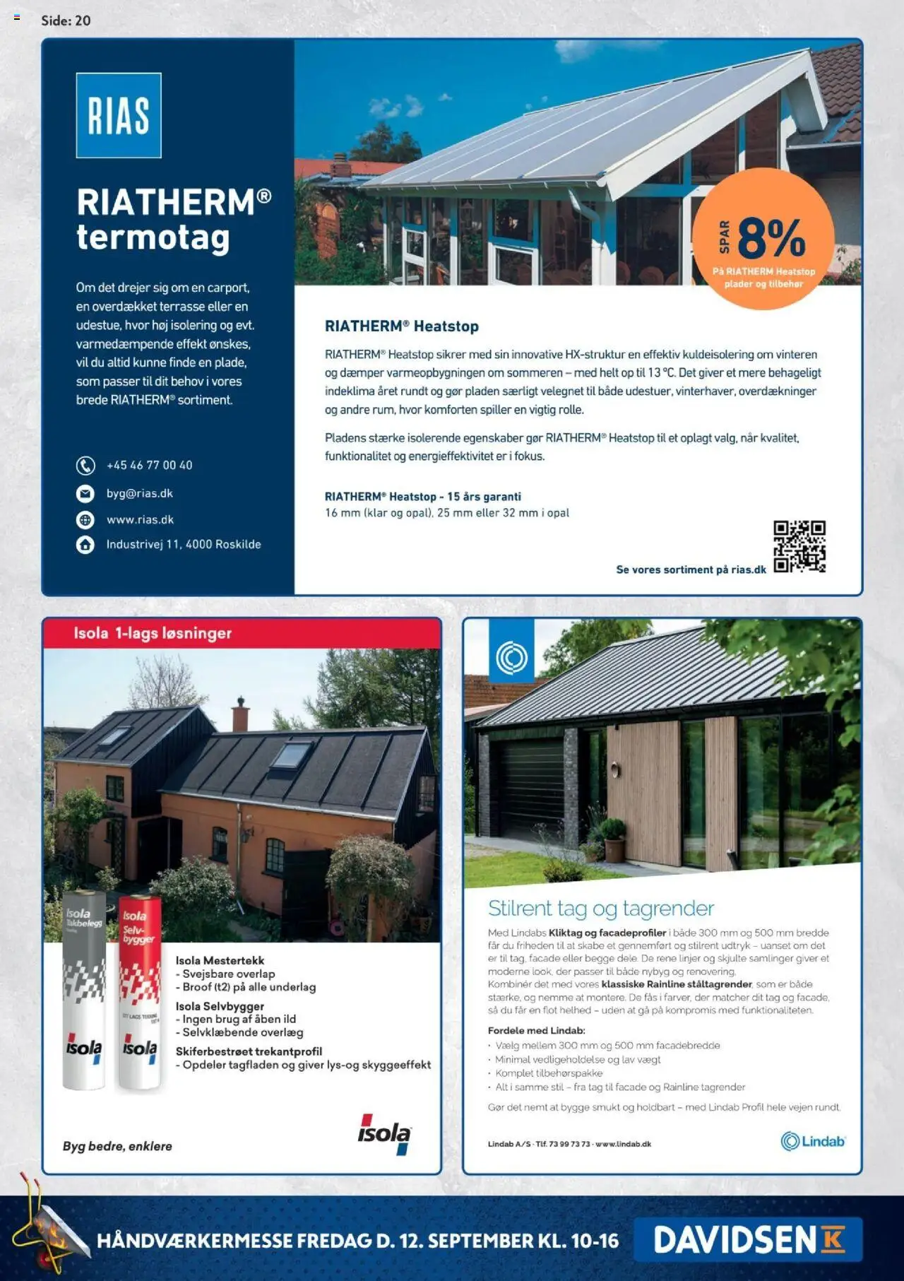 Davidsen tilbudsavis – gyldig fra 12.09.2025 | Side: 20 | Produkter: Søm