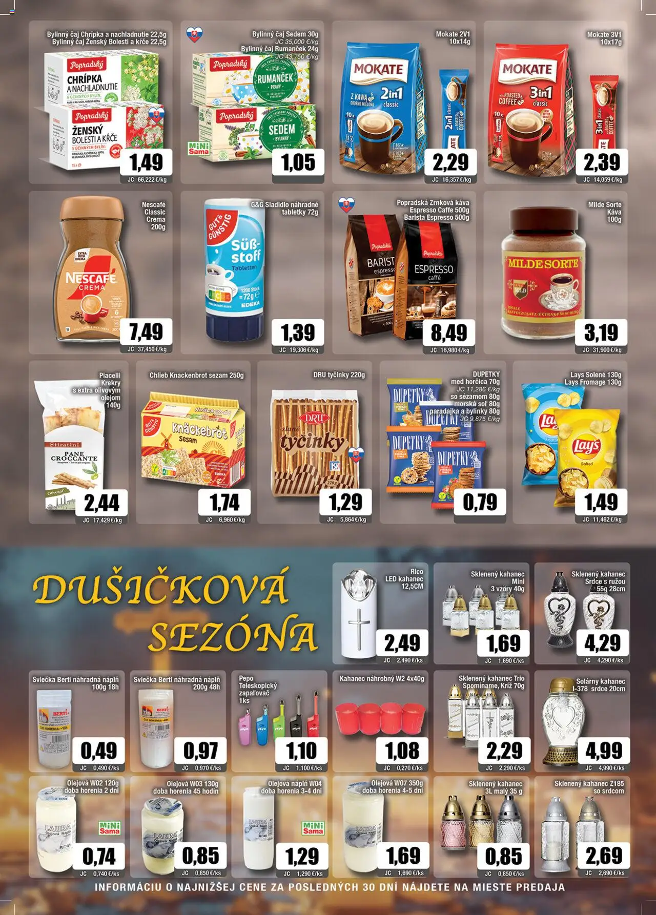 Nové Sama akcie – leták je platný od 03.10.2025 | Strana: 7 | Produkty: Káva, Barista, Led, Med
