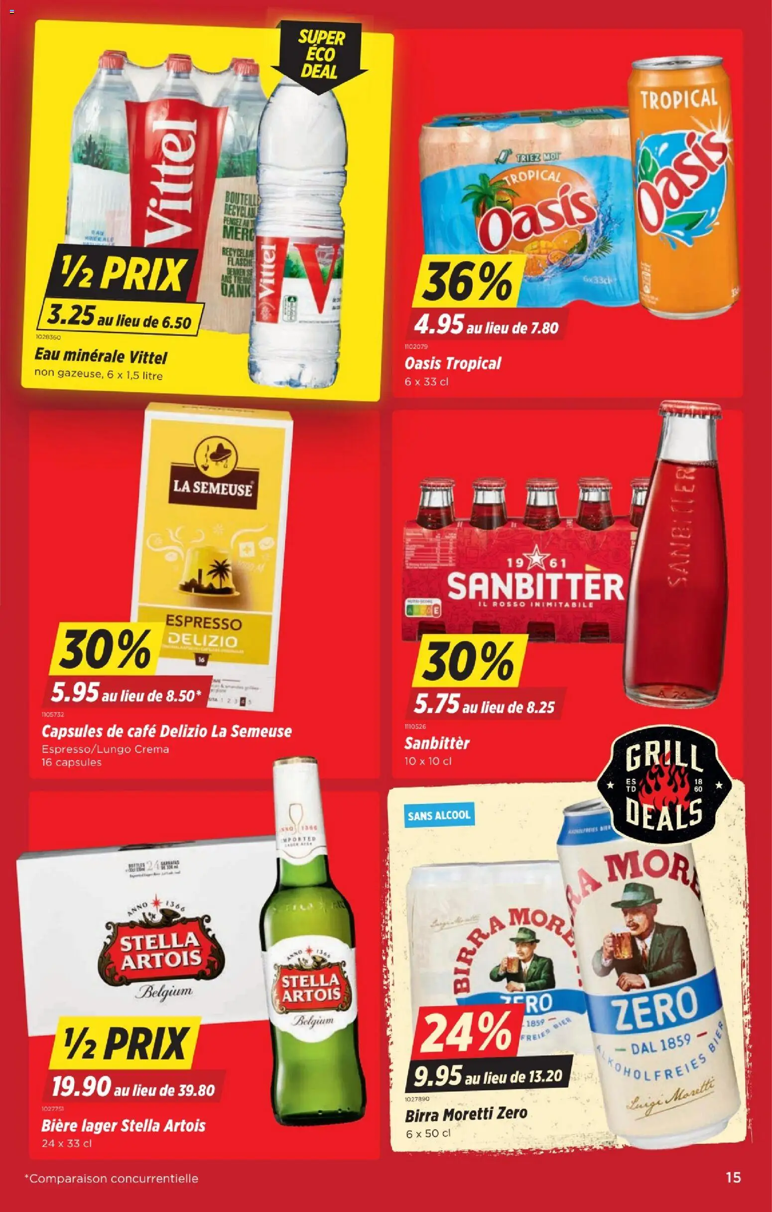 Denner aktionen FR – gültig ab 16.04.2026 | Seite: 15 | Produkte: Bier, Grill