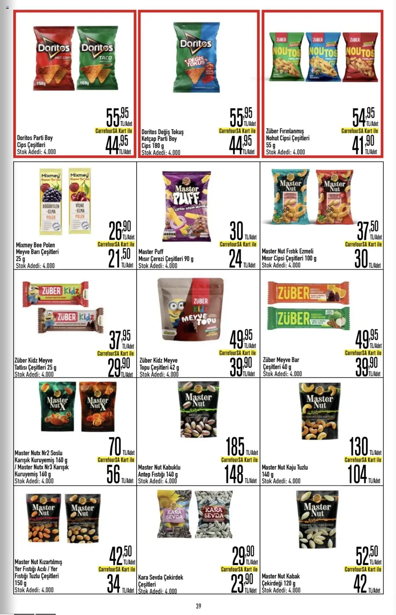 CarrefourSA Katalog - 26.06.2025 tarihinden itibaren geçerlidir | Sayfa: 39 | Ürünler: Fıstık, Elma, Ketçap, Mısır
