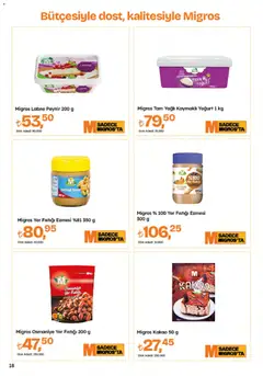 12.03.2026 tarihinden itibaren geçerli olan Migros kataloğu önizlemesi | Sayfa: 18