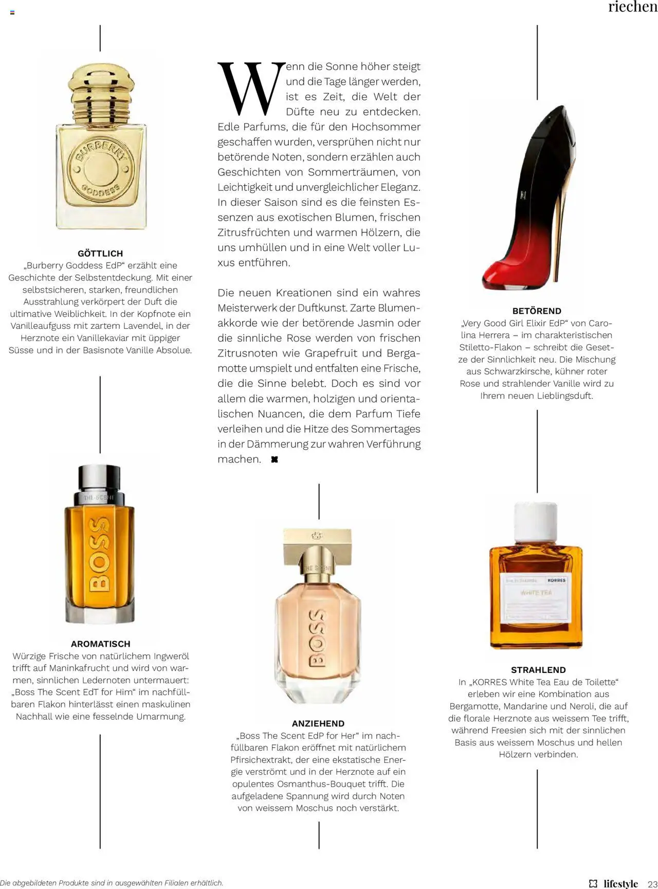 Müller Magazin ab 01.07.2025 | Seite: 23 | Produkte: Eau de Parfum, Duft, Tee, Grapefruit