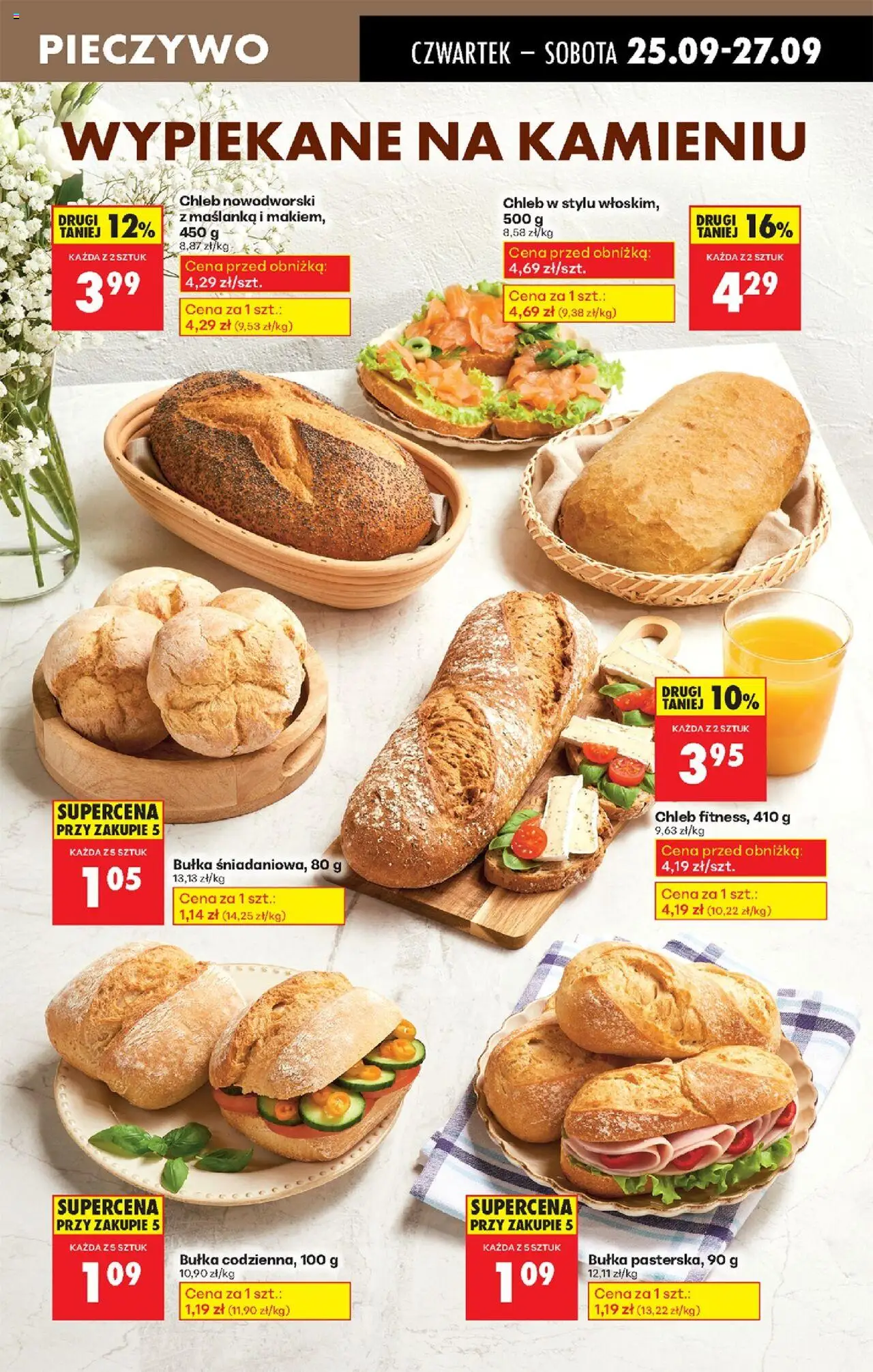 Biedronka gazetka - Oferta w tym tygodniu od 25.09.2025 | Strona: 29 | Produkty: Pieczywo, Maślanka, Bułka, Chleb