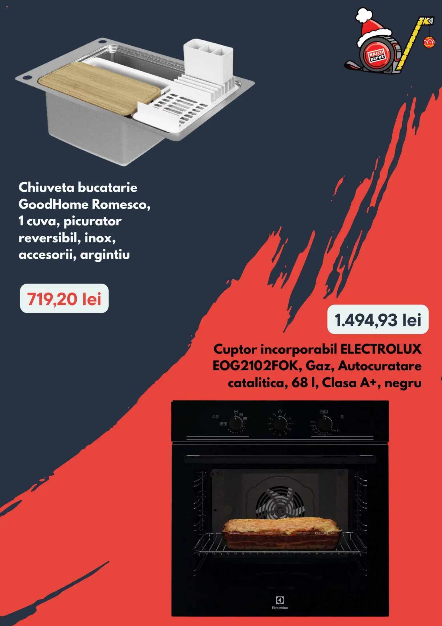 Noul catalog Brico Depot – valabil de la 20.11.2025 | Pagină: 3 | Produse: Cuptor, Bucătărie, Chiuvetă