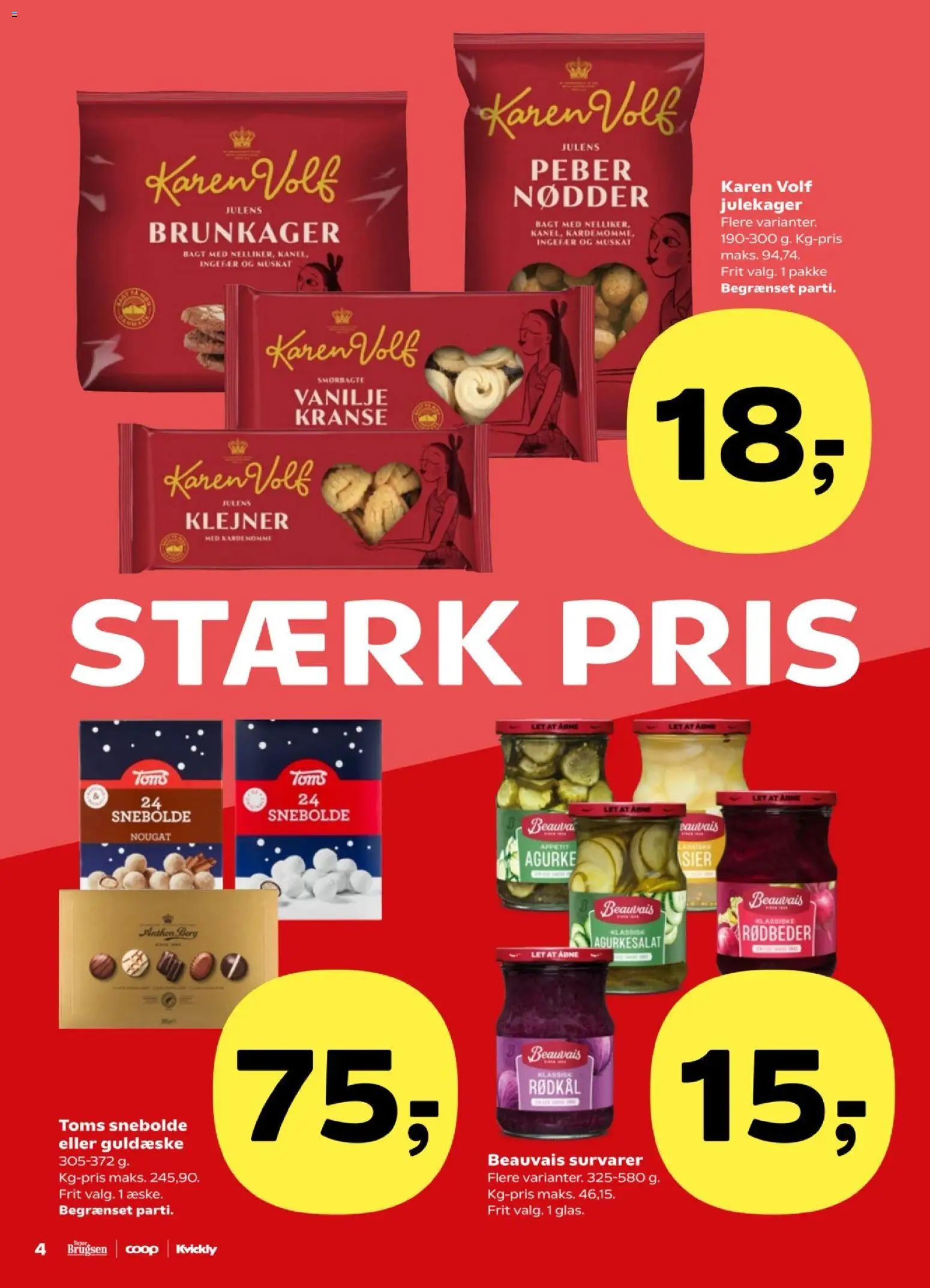 Kvickly tilbudsavis – gyldig fra 24.10.2025 | Side: 4 | Produkter: Ingefær, Kardemomme, Rødbeder, Nødder