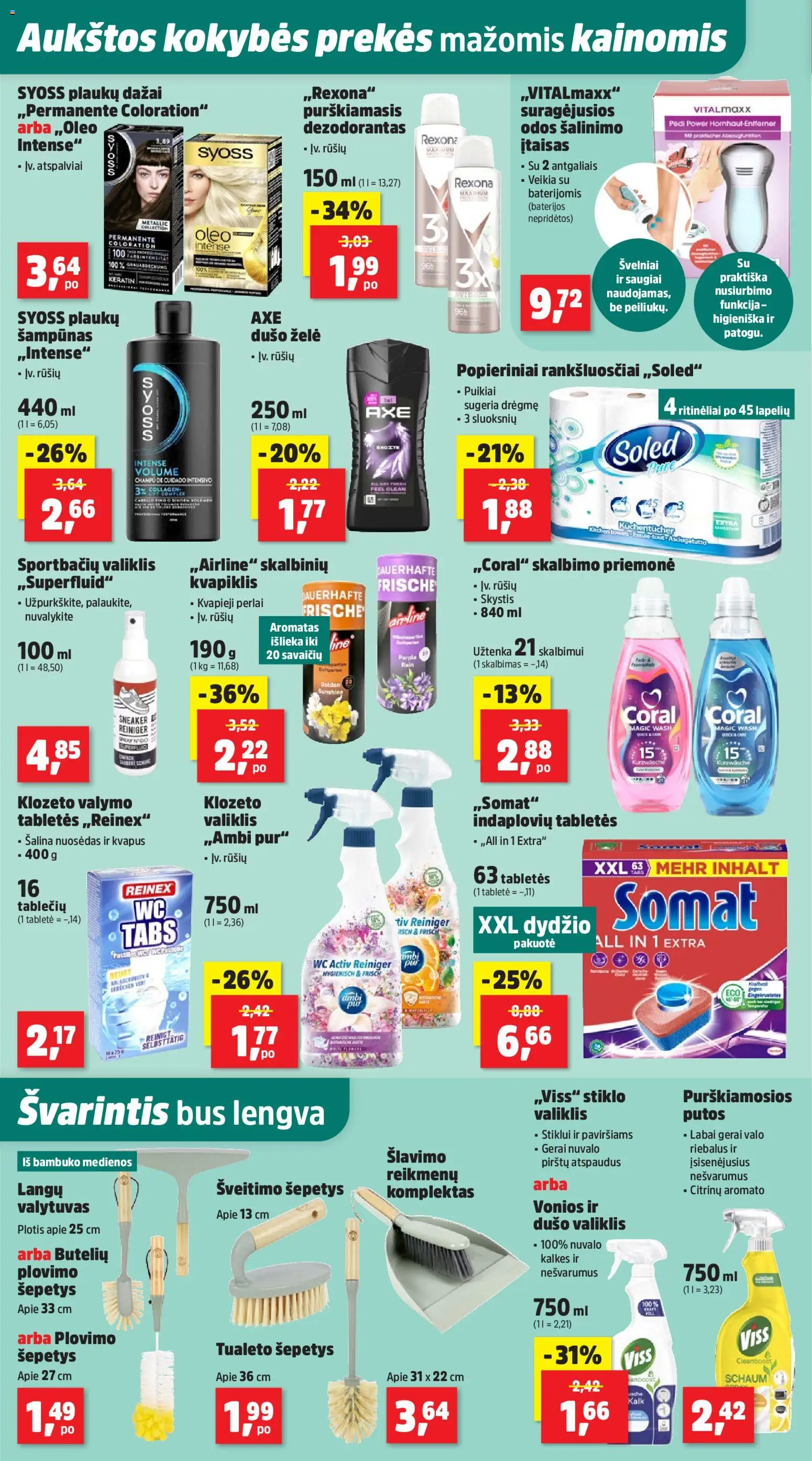 Thomas Philipps akcijos nuo 20.04.2026 | Puslapis: 10 | Prekių: Šampūnas, Wc, Dušo želė, Dezodorantas