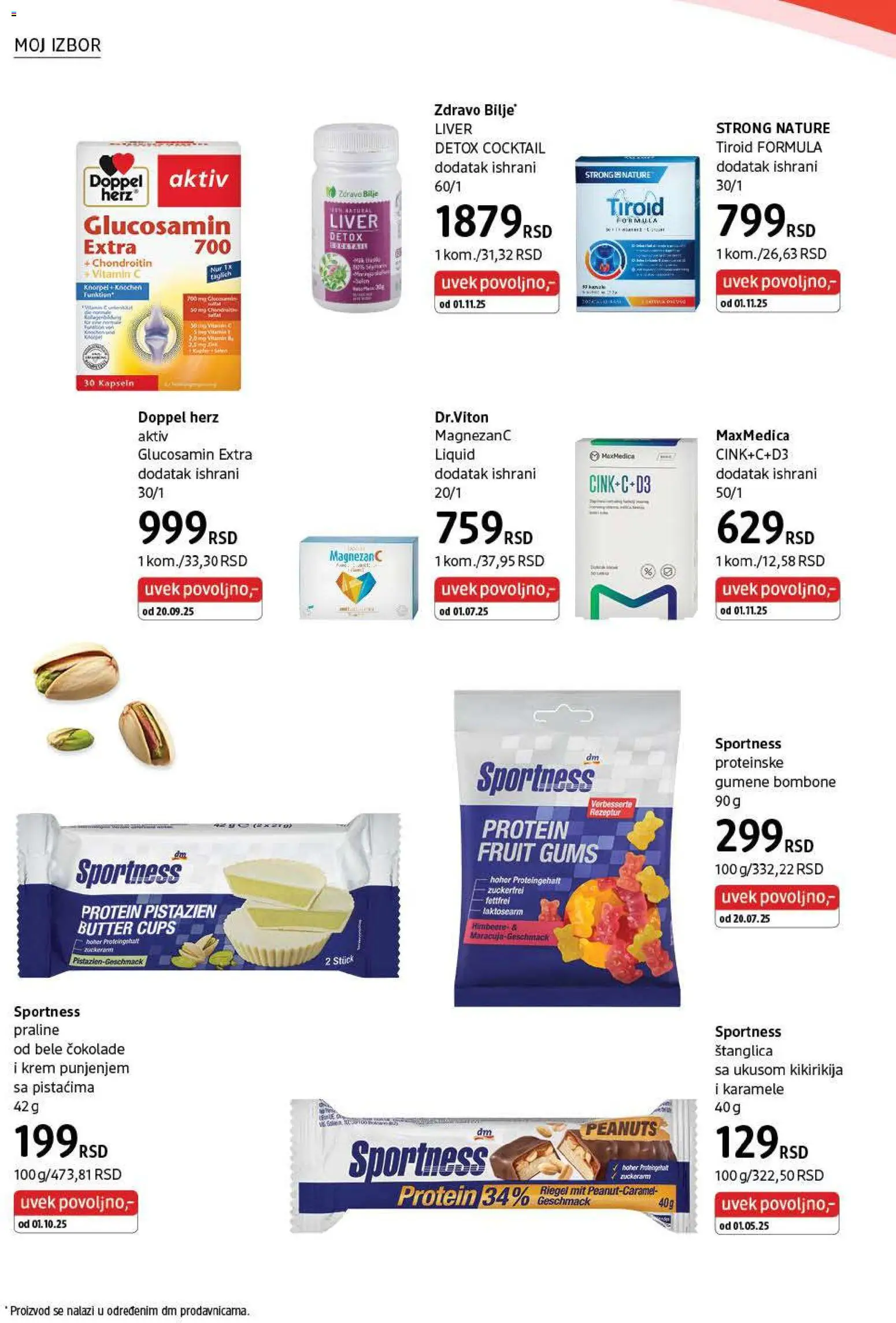 DM Drogerie katalog - važi od 01.01.2026 | Strana: 29 | Proizvode: Bombone, Protein, Gumene bombone, Praline