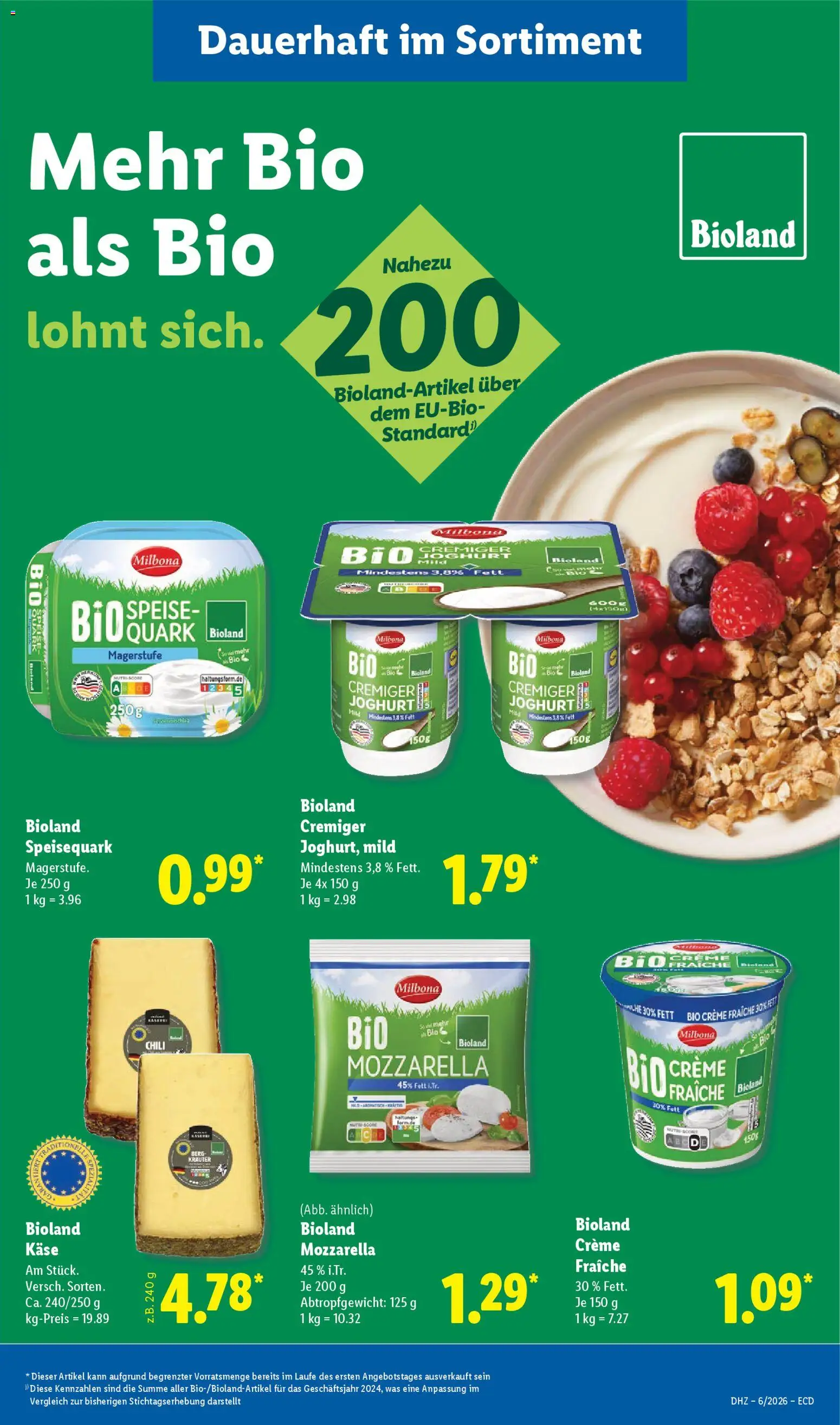Lidl - Prospekt – gültig ab 02.02.2026 | Seite: 9 | Produkte: Käse, Joghurt, Creme, Speisequark