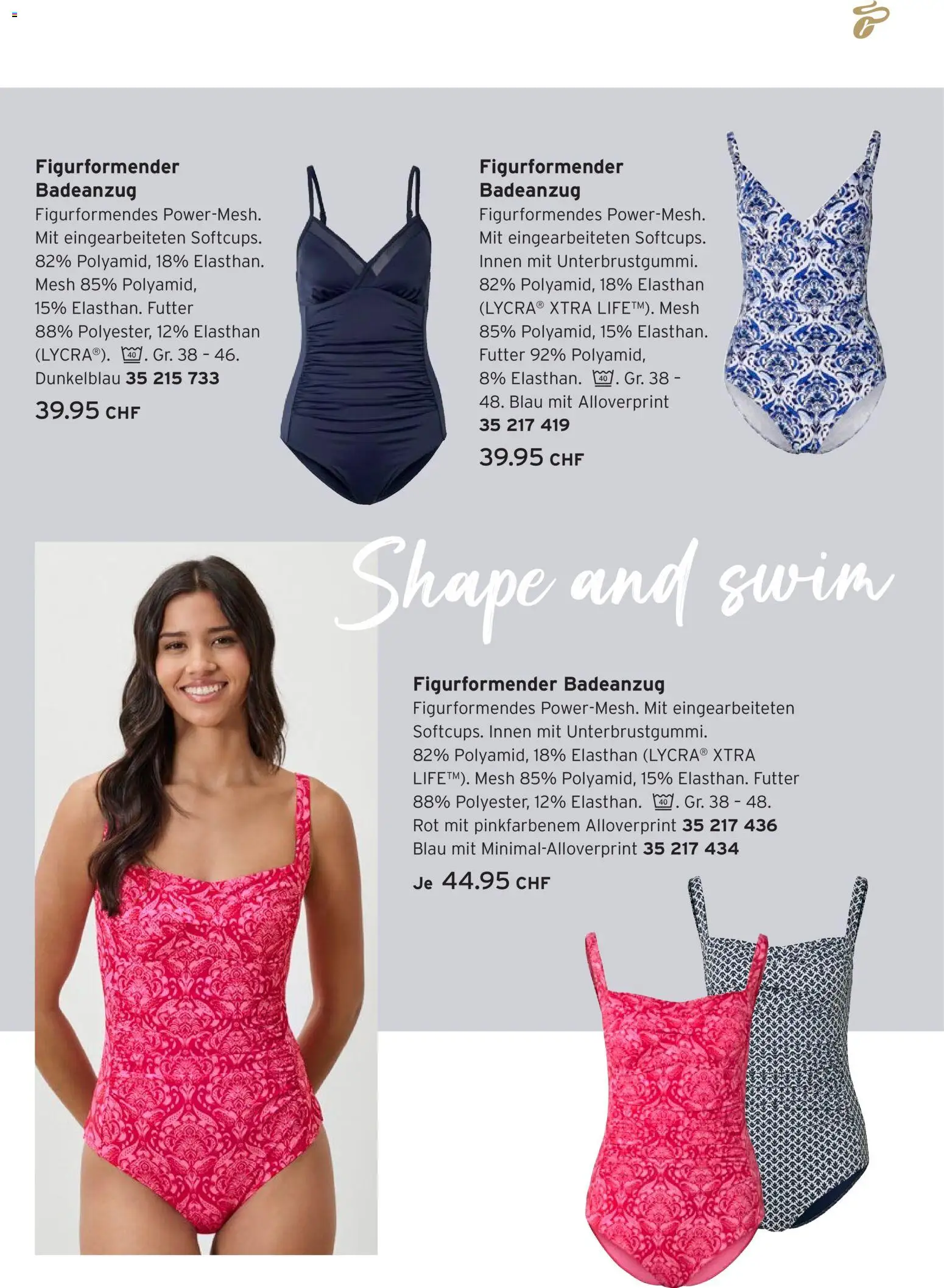 Tchibo aktionen Sommerzeit – gültig ab 05.05.2026 | Seite: 27 | Produkte: Badeanzug