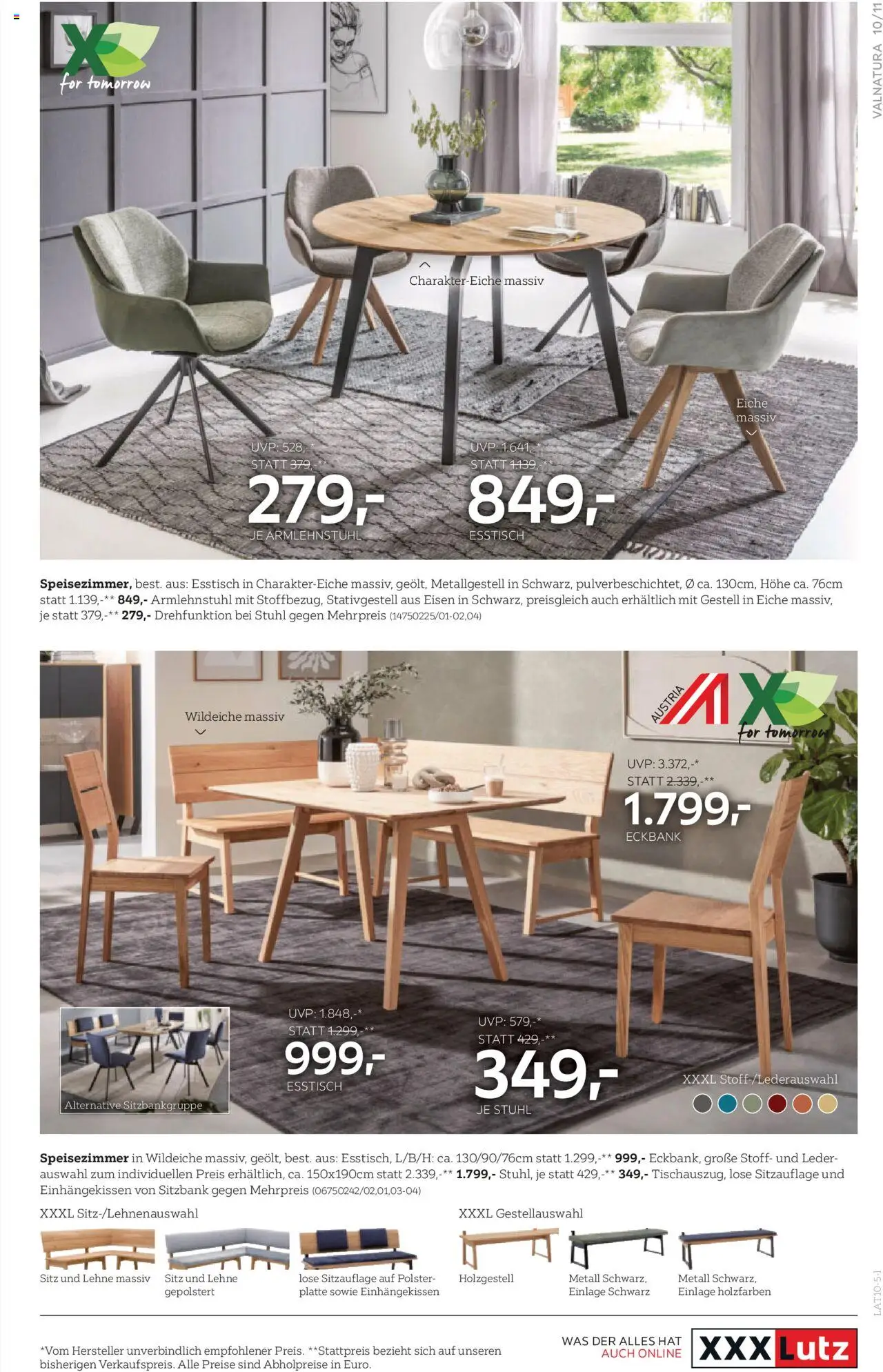 XXXLutz Schlafzimmer und Wohnraum gültig ab 07.10.2025 | Seite: 11 | Produkte: Stuhl