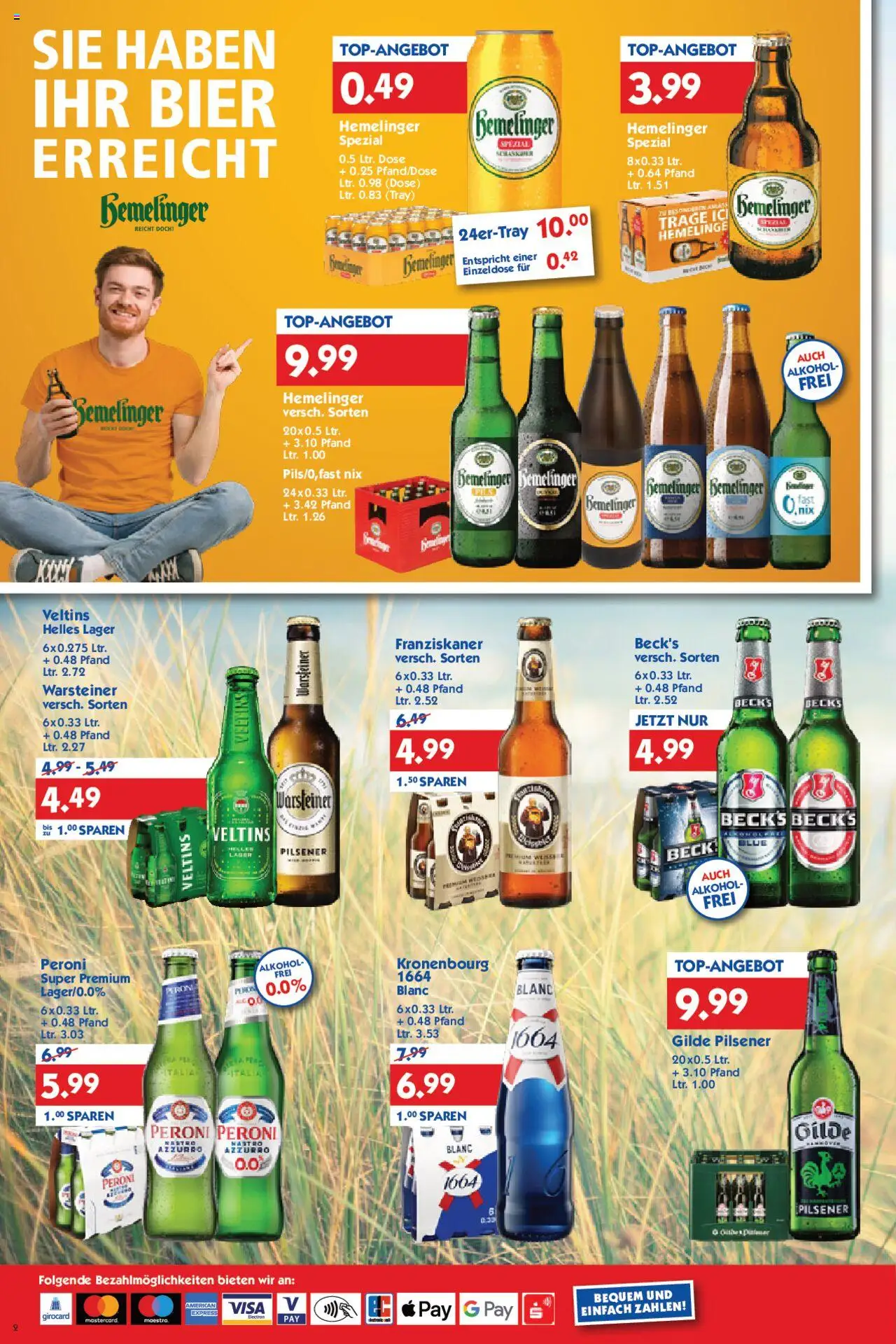 HOL’AB! Prospekt 	 - gültig ab dem 21.07.2025 | Seite: 2 | Produkte: Franziskaner, Bier, Warsteiner, Veltins