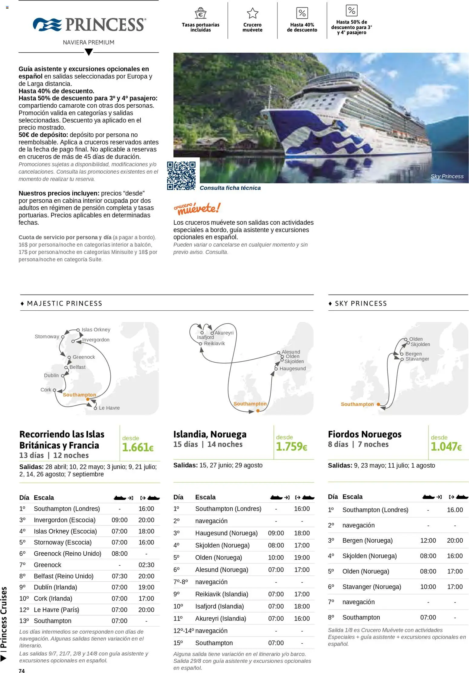 Viajes El Corte Inglés Cruceros marítimos │ válido desde el 01.01.2026 | Página: 75 | Productos: Navegación