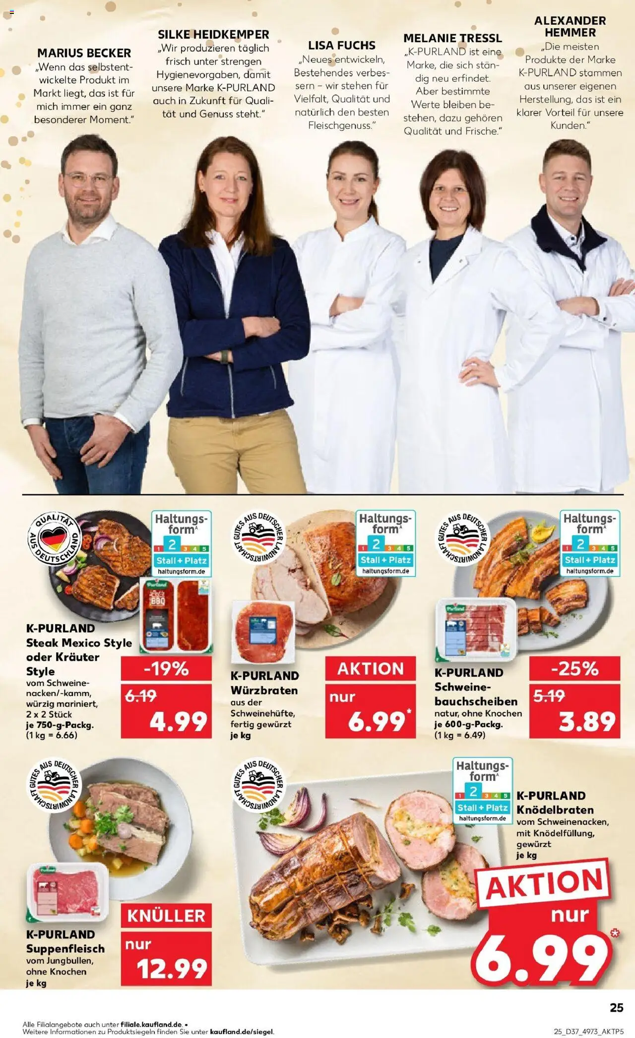 Kaufland prospekt Bremerhaven	 – gültig ab 14.09.2025 | Seite: 25 | Produkte: Suppenfleisch, Steak
