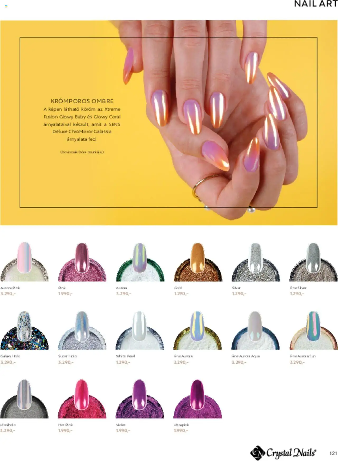 Crystal Nails akciós ujság - amely érvényes a következő dátumtól: 01.03.2025 | Oldal: 121