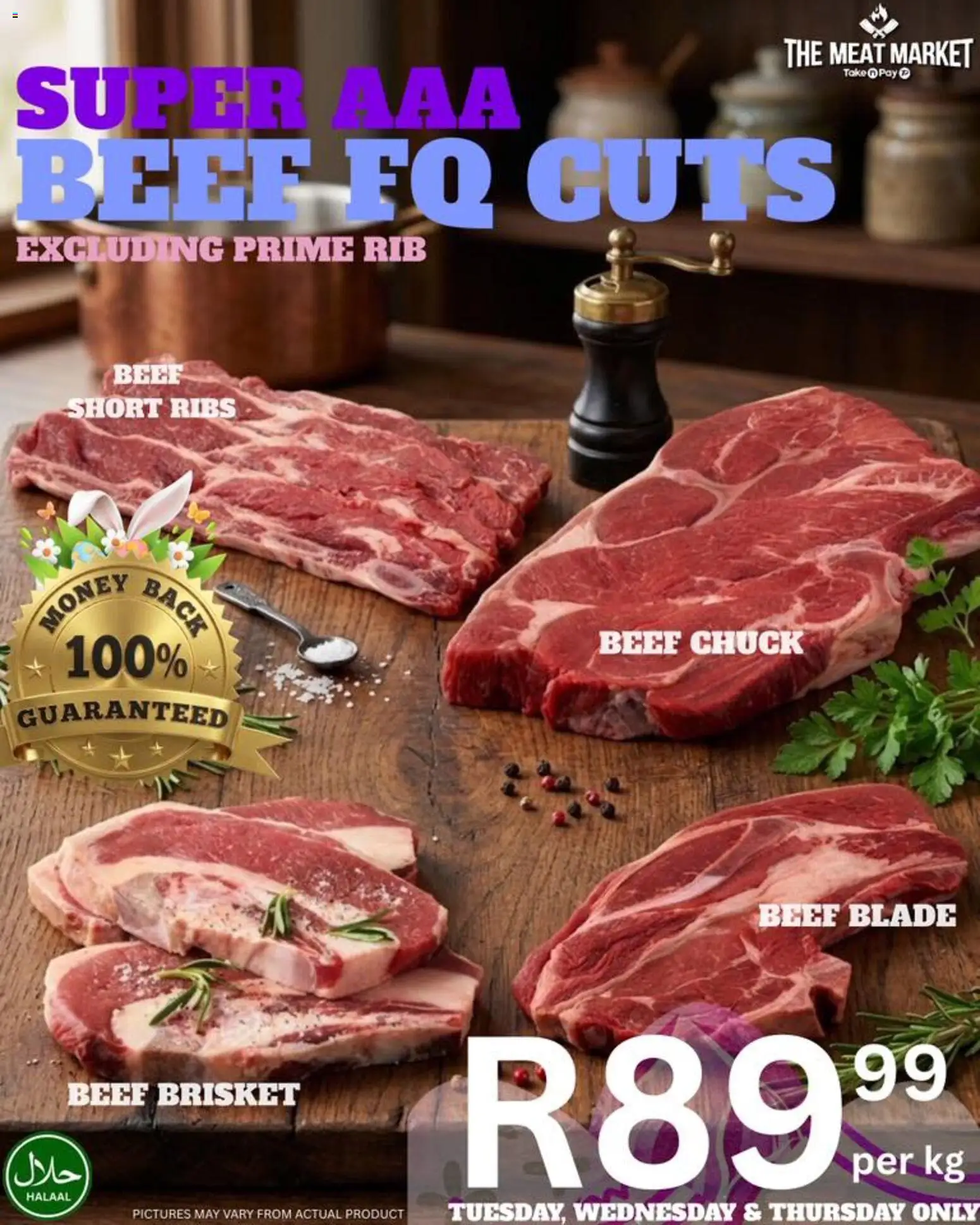 New Take n Pay catalogue – valid from 31.03.2026 | Page: 18 | Products: Ribs, Beef