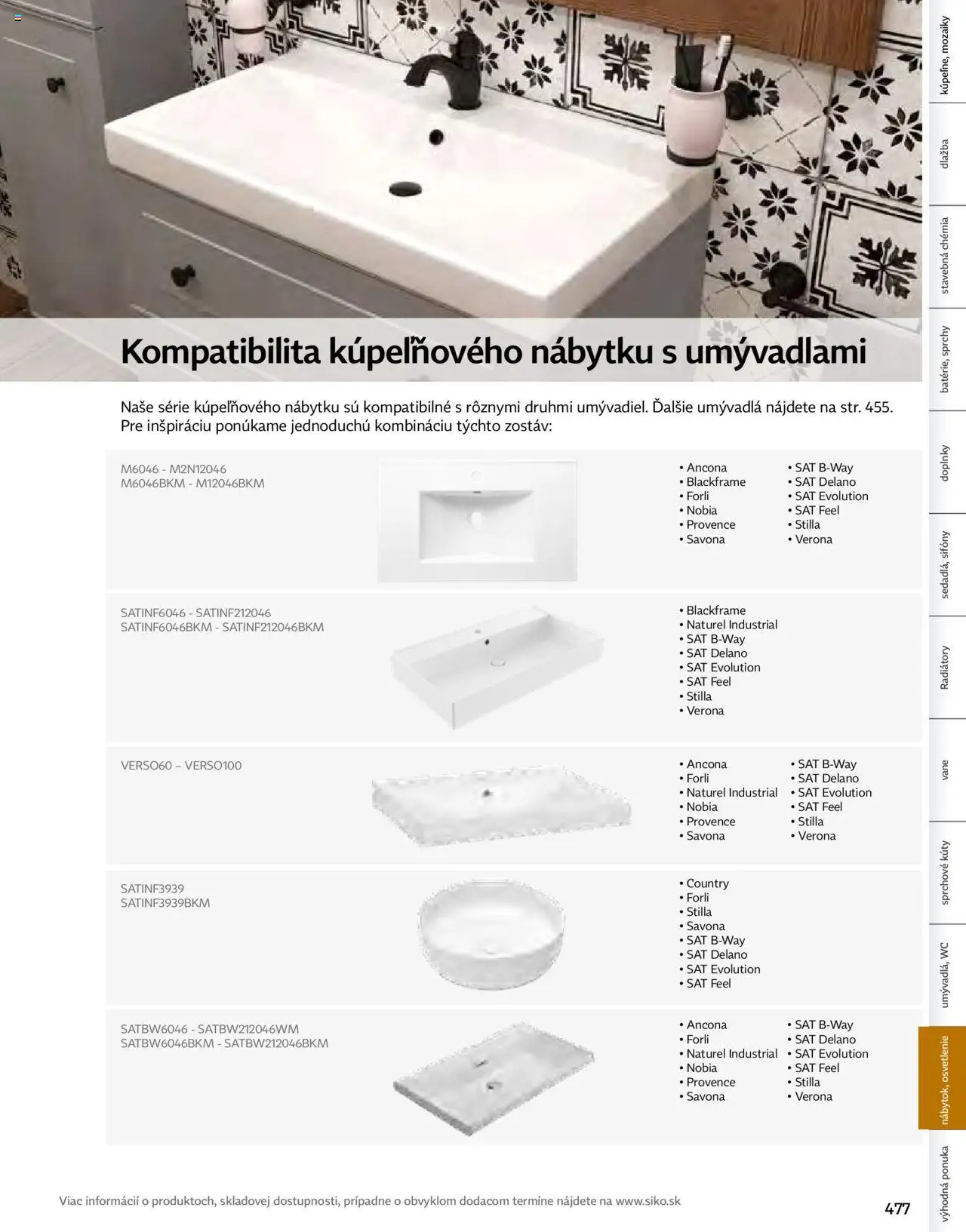 Siko leták │ platný od 01.08.2024 | Strana: 583 | Produkty: Nábytok, Osvetlenie, Kúpelňová skrinka, Skrinka