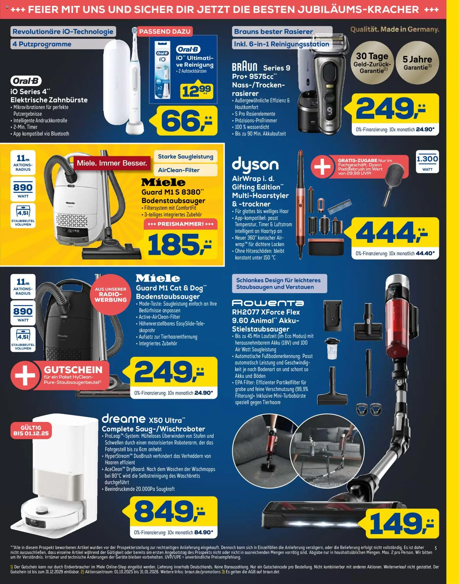 Euronics - Black Friday – gültig ab 26.11.2025 | Seite: 5 | Produkte: Miele, Trockner, Elektrische zahnbürste, Radio
