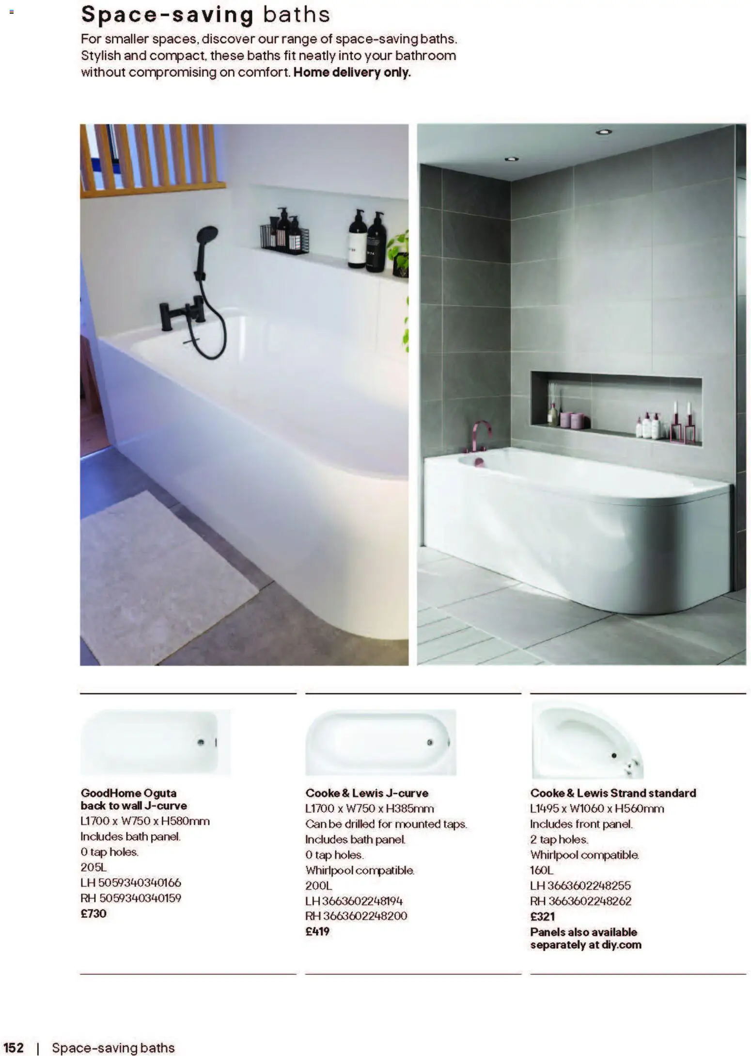 {H1} | Page: 152 | Products: Bath