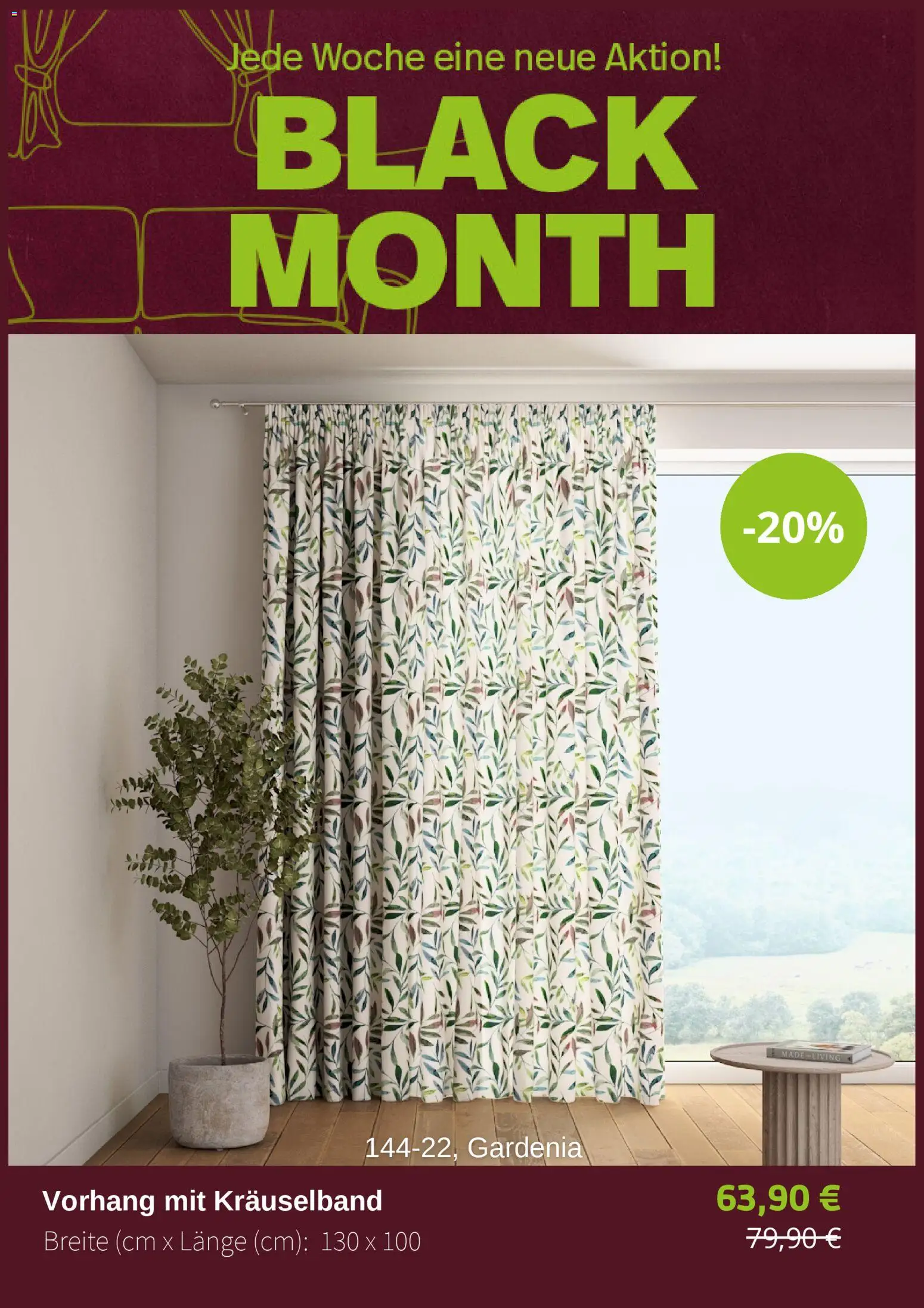 Dekoria - Black Friday – gültig ab 11.11.2025 | Seite: 5 | Produkte: Vorhang