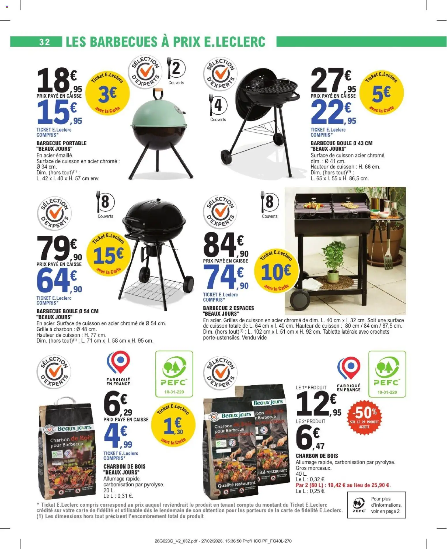 {H1} | Page: 32 | Produits: Tablette, Charbon De Bois, Barbecue, Barbecue charbon